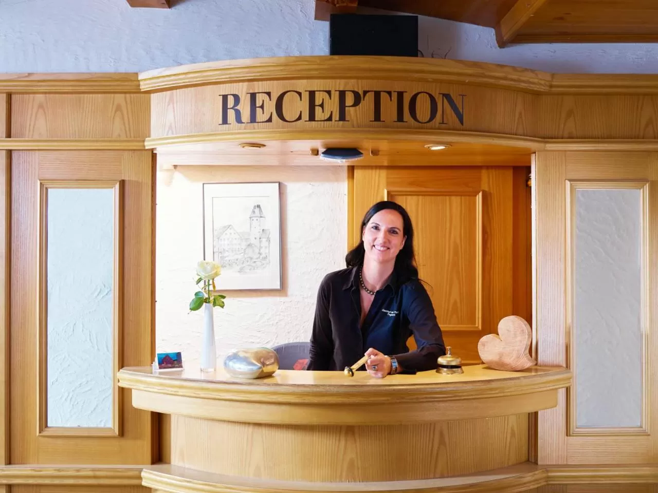 Lobby or reception in Gasthof-Hotel Pietsch