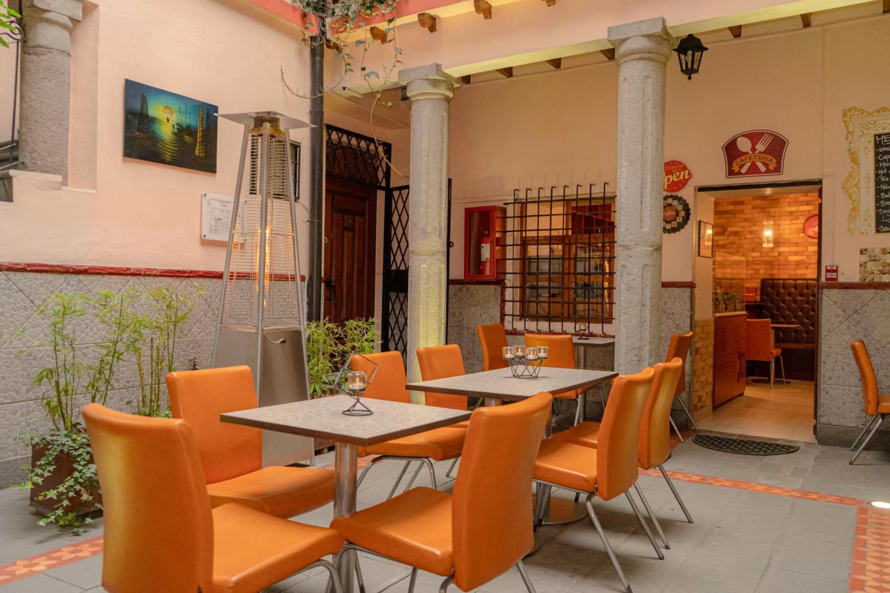 Patio in Rincón Familiar Hostel Boutique