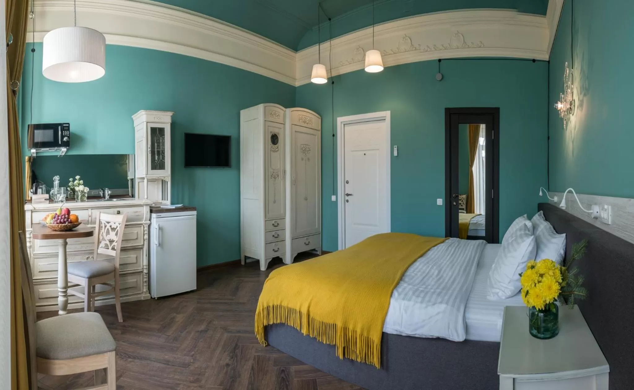 Bed in Apart Hotel Michelle