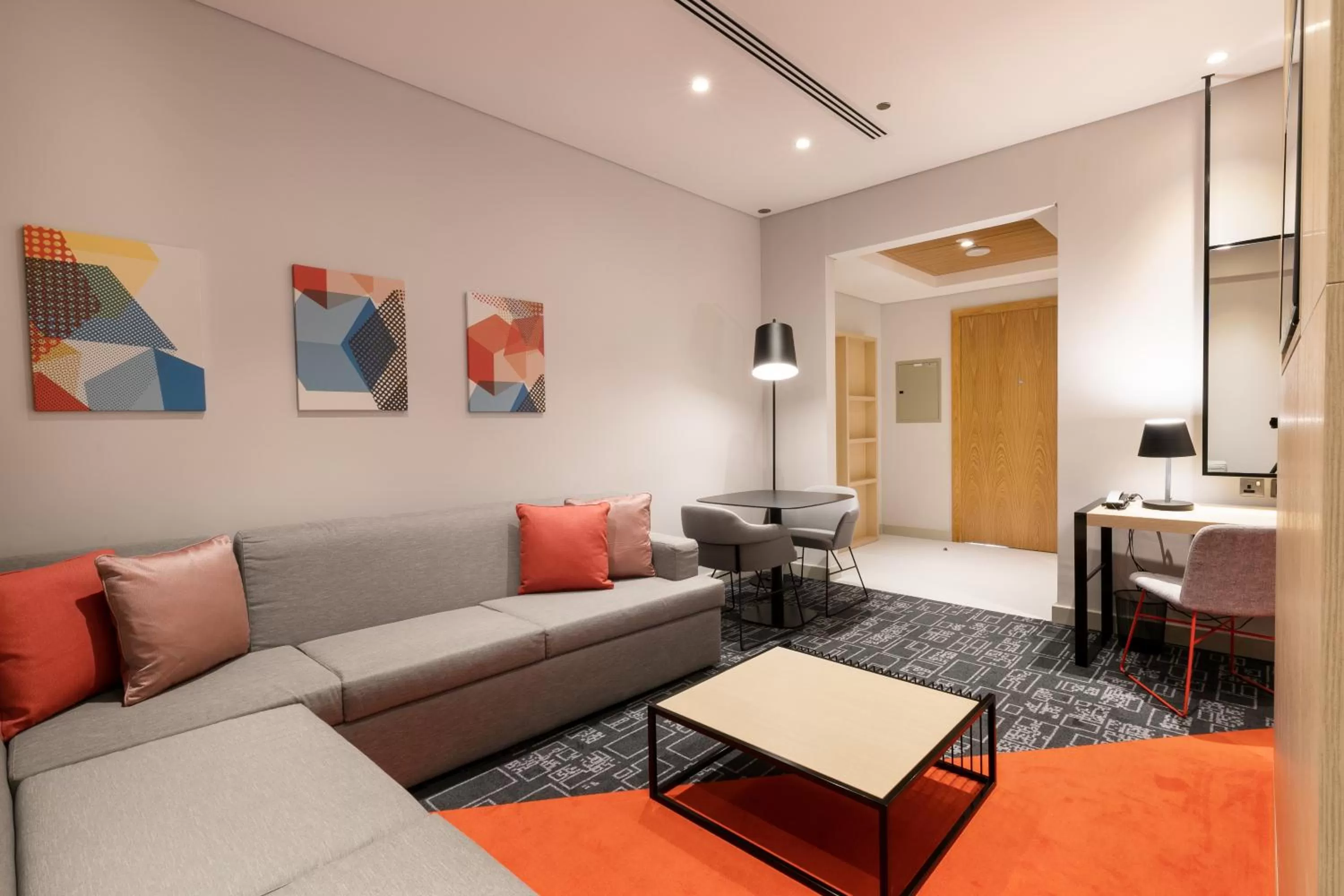 Living room in Studio M Arabian Plaza Hotel & Hotel Apartments