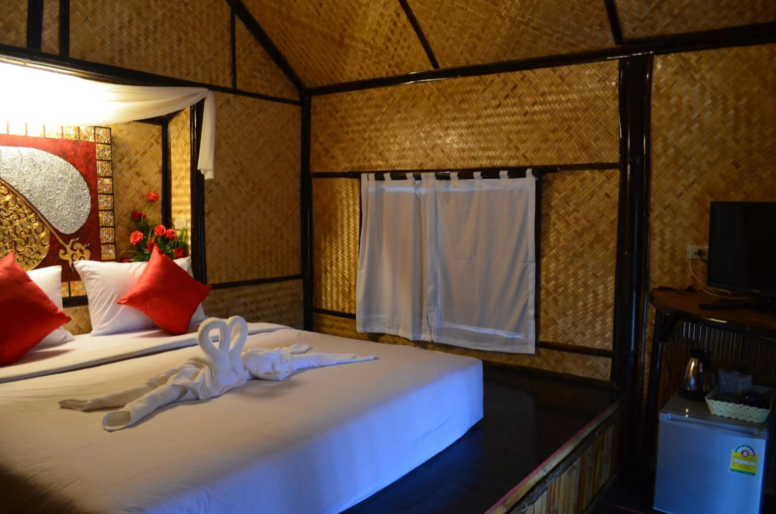 Property building, Bed in Eco Lanta Hideaway Beach Resort