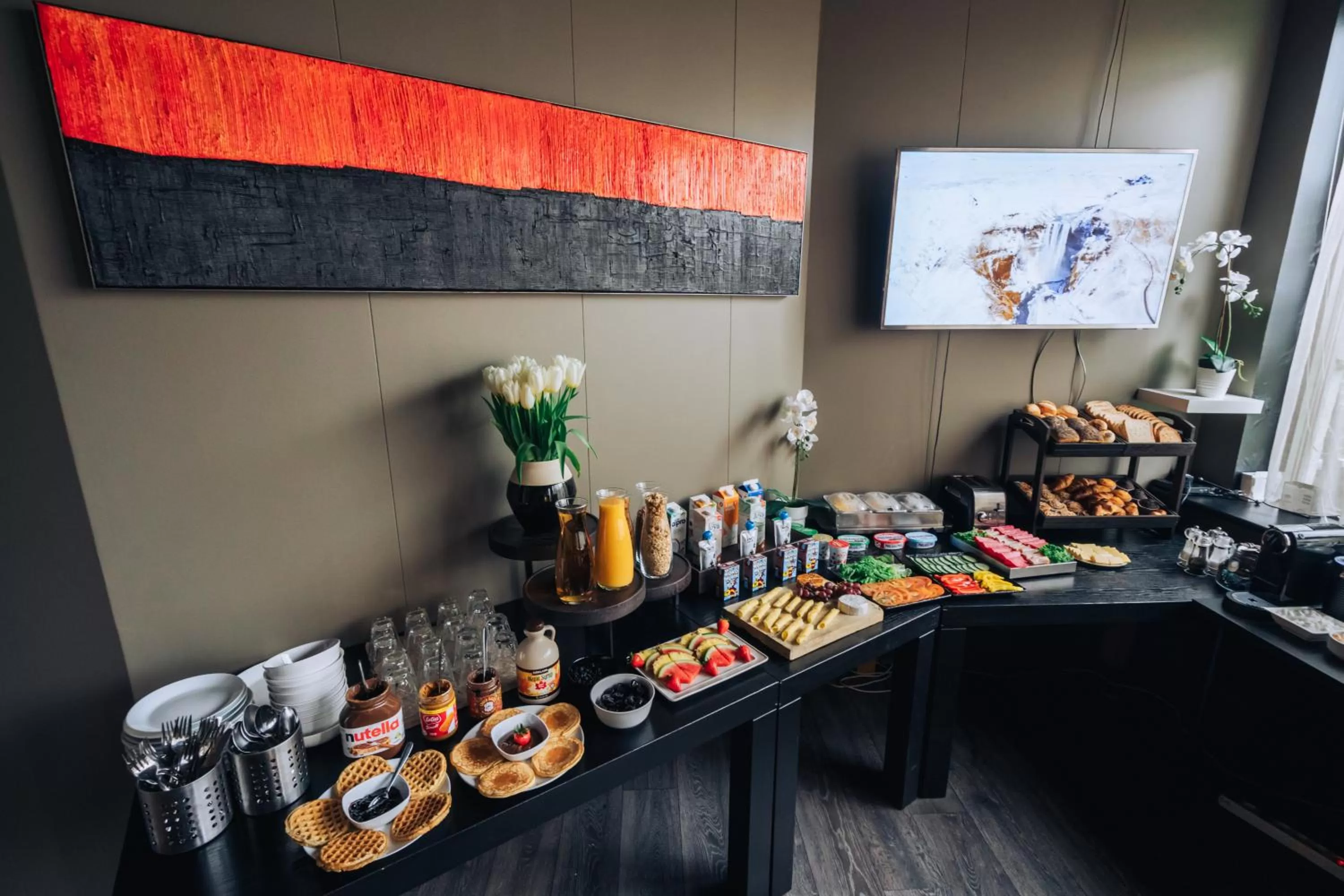 Coffee/tea facilities in Brim Hotel