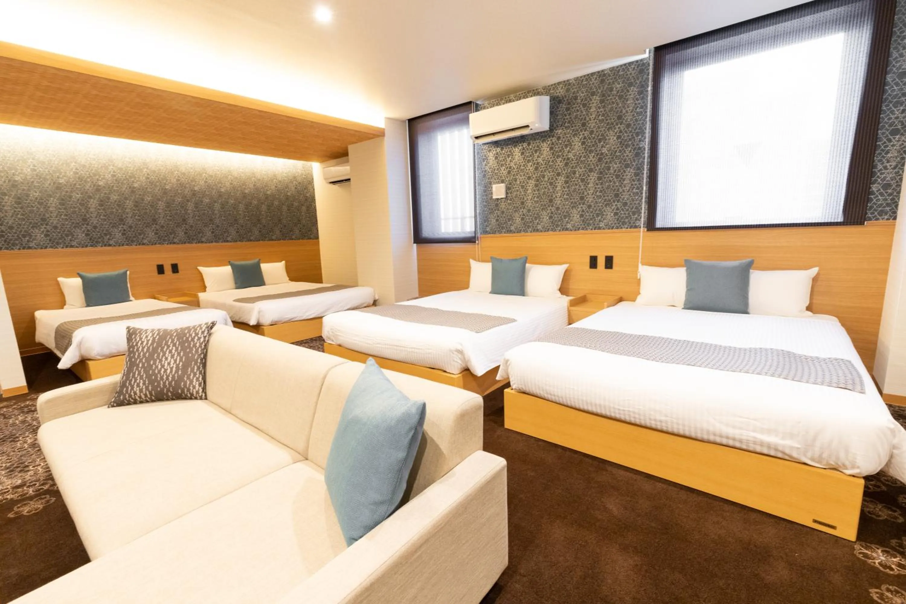 Photo of the whole room, Bed in Chiyokura HOTEL SHUKU Nagoya