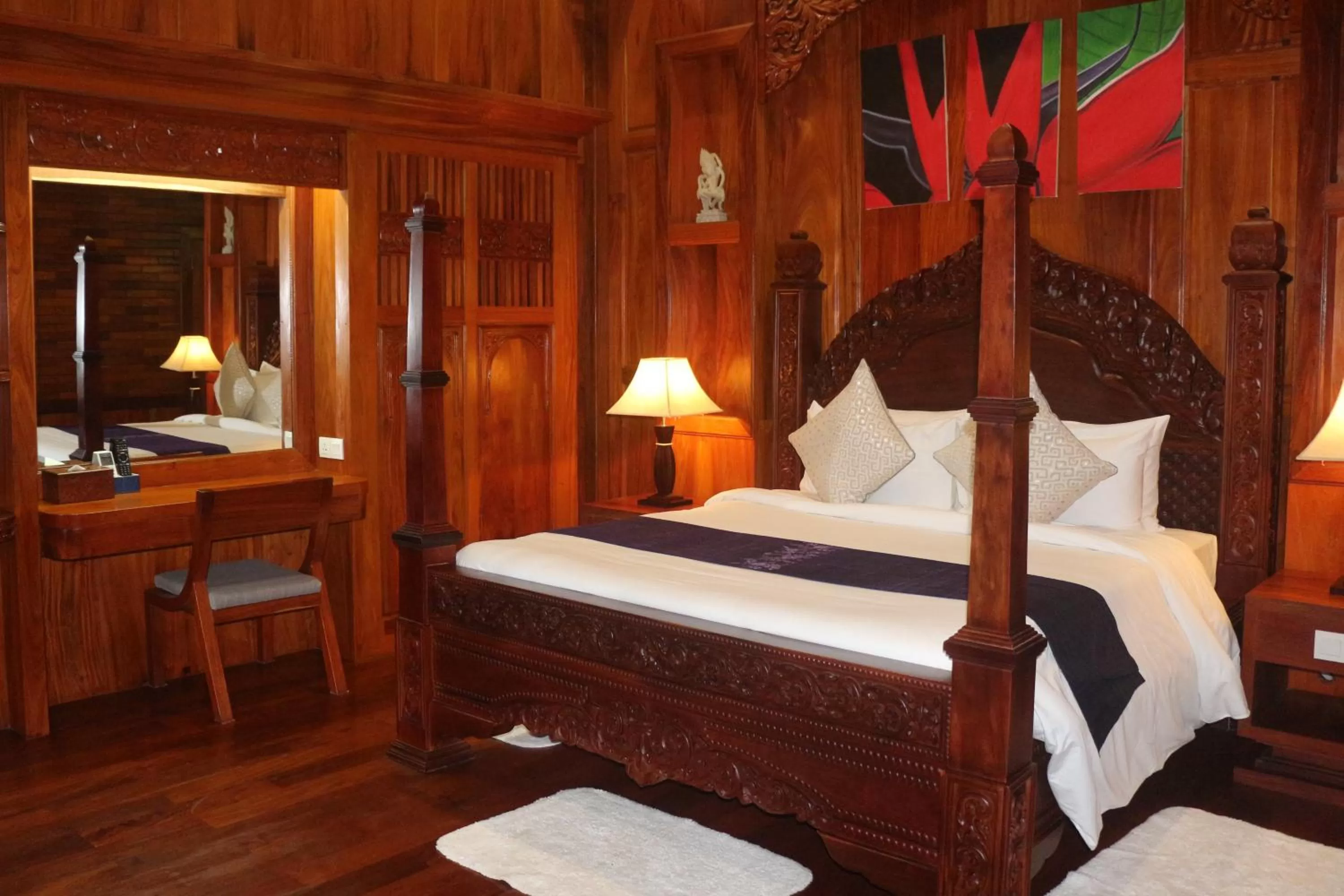 Bed in Try Palace Resort-Kep