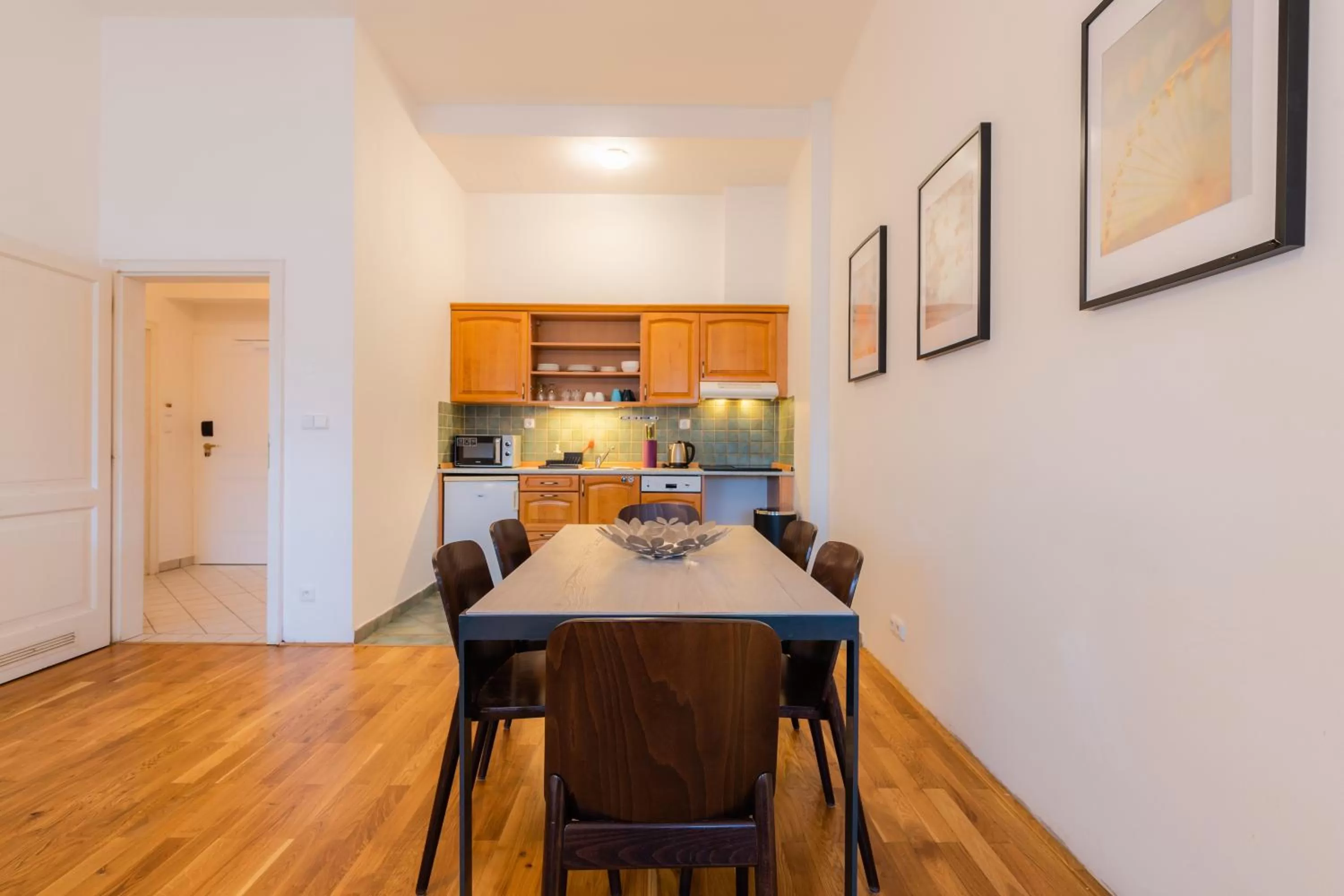 Kitchen or kitchenette in EA ApartHotel Melantrich