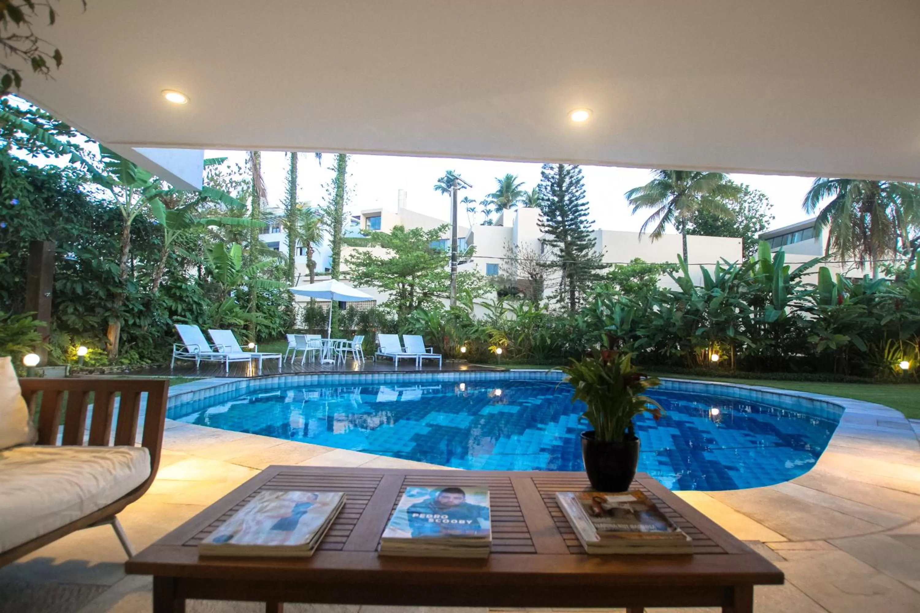 Swimming Pool in Guest House Guarujá