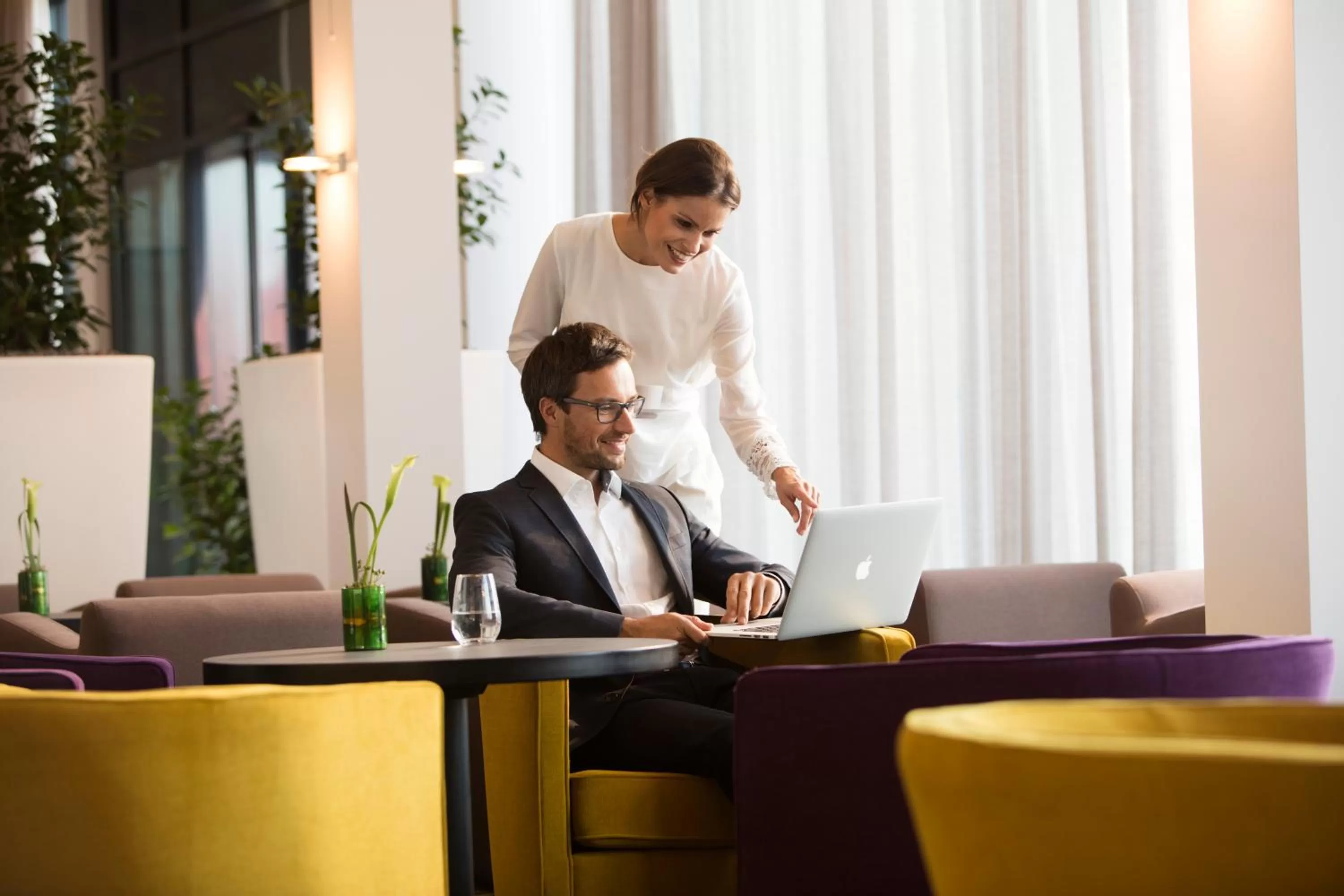 Lobby or reception in Vital Hotel Frankfurt