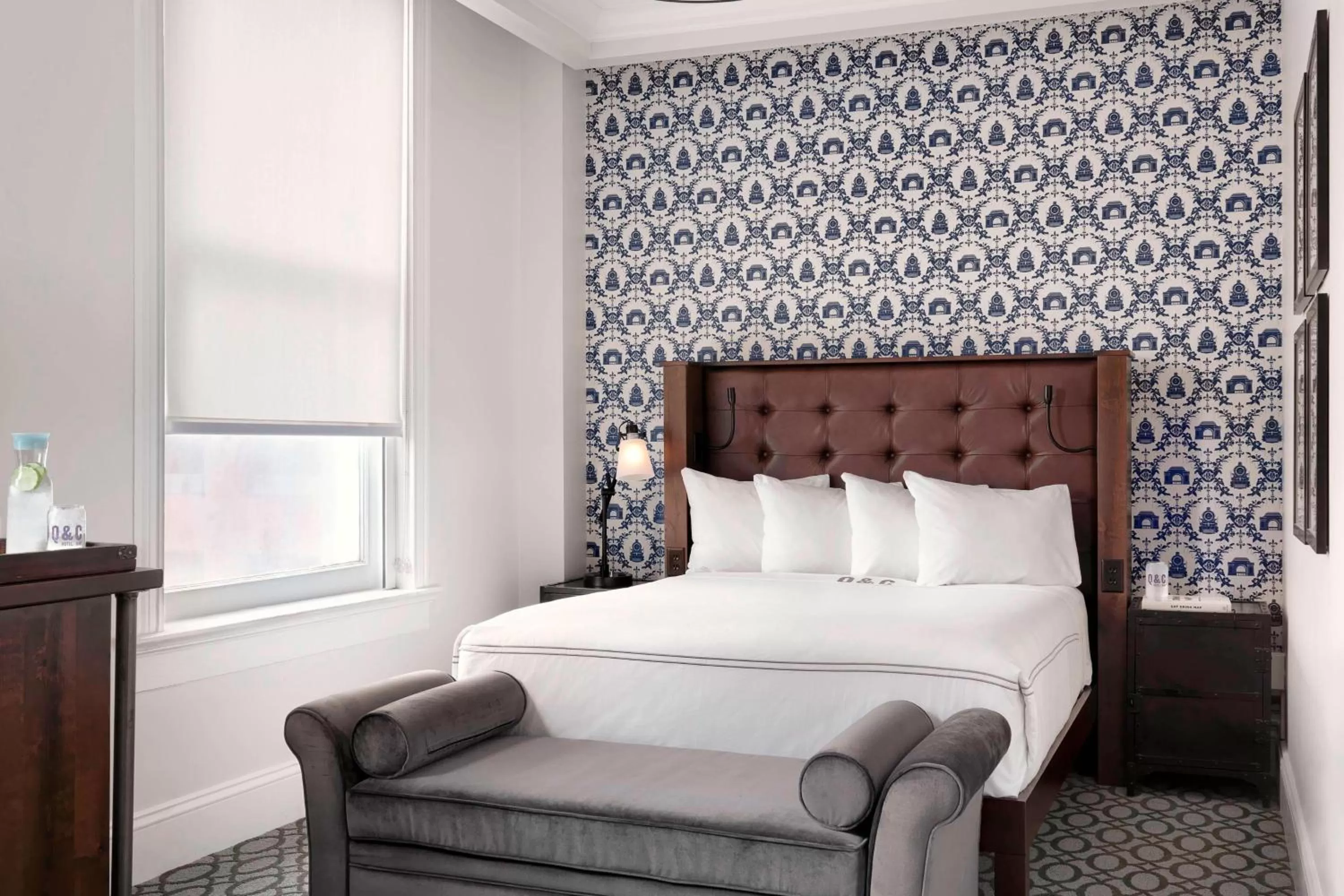 King Room with Roll-In Shower - Mobility and Hearing Accessible in Q&C Hotel and Bar New Orleans, Autograph Collection