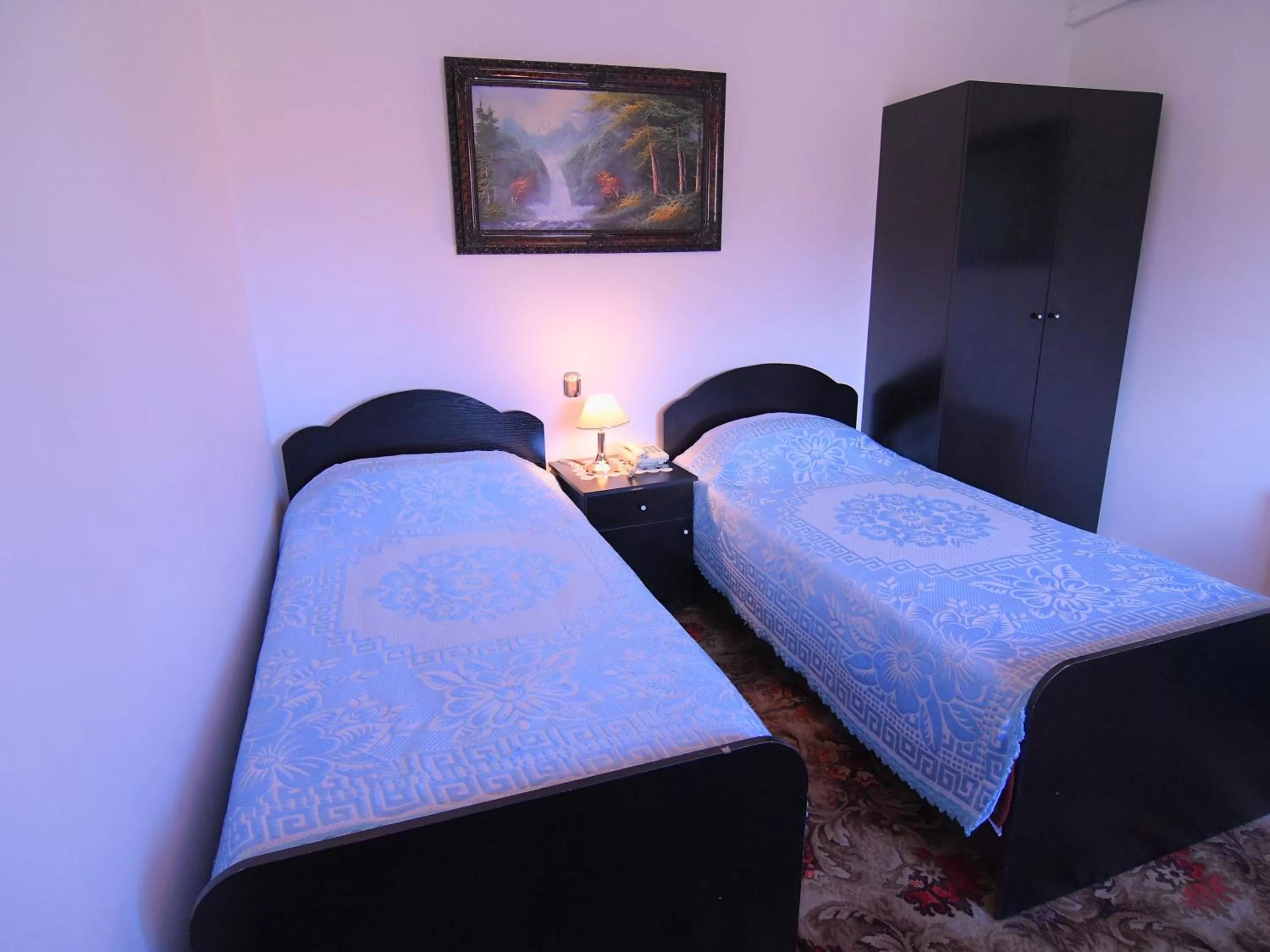 Bed in Hotel Haxhiu