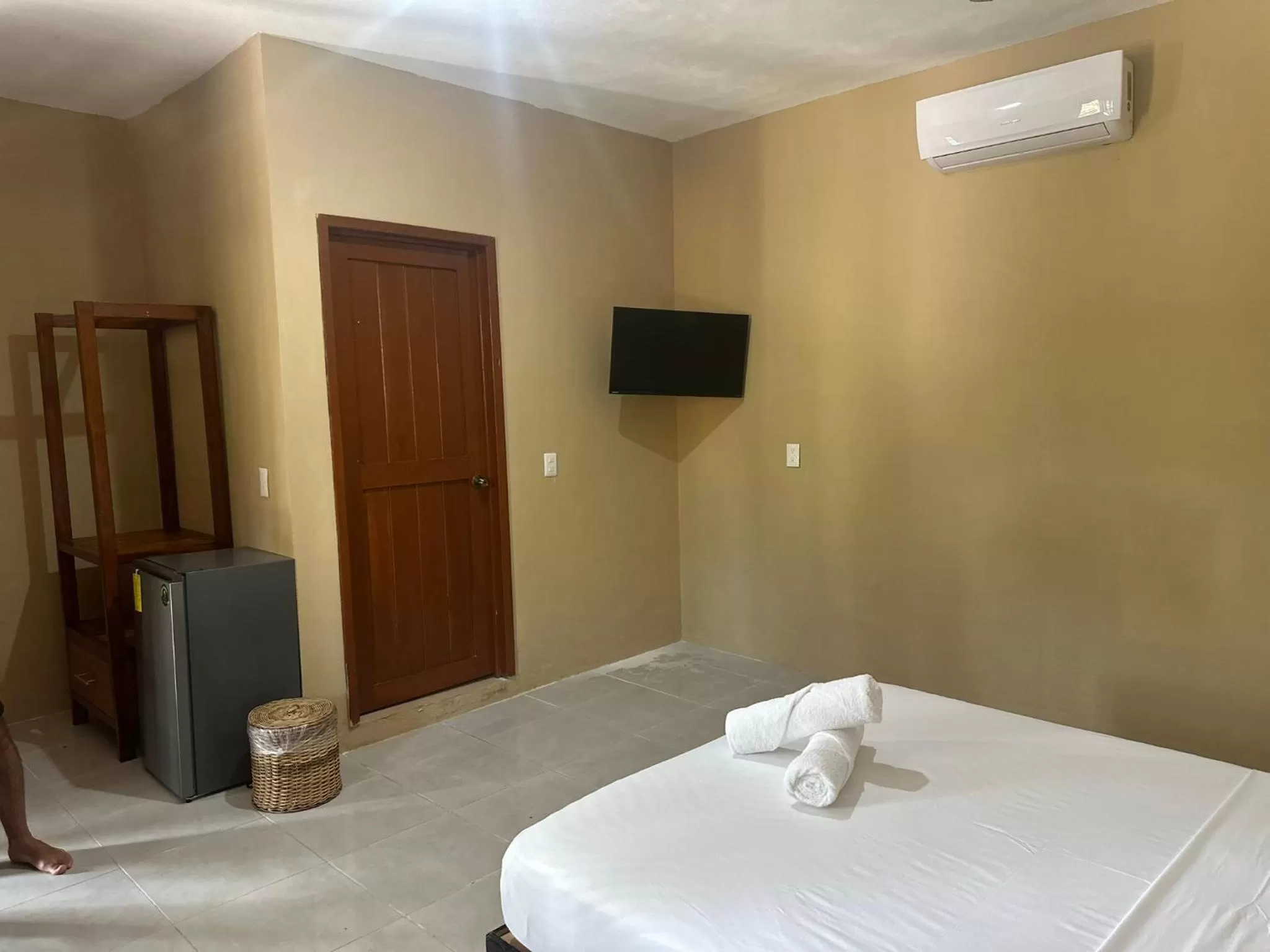 Bed in Hotel Bacalar Sunshine