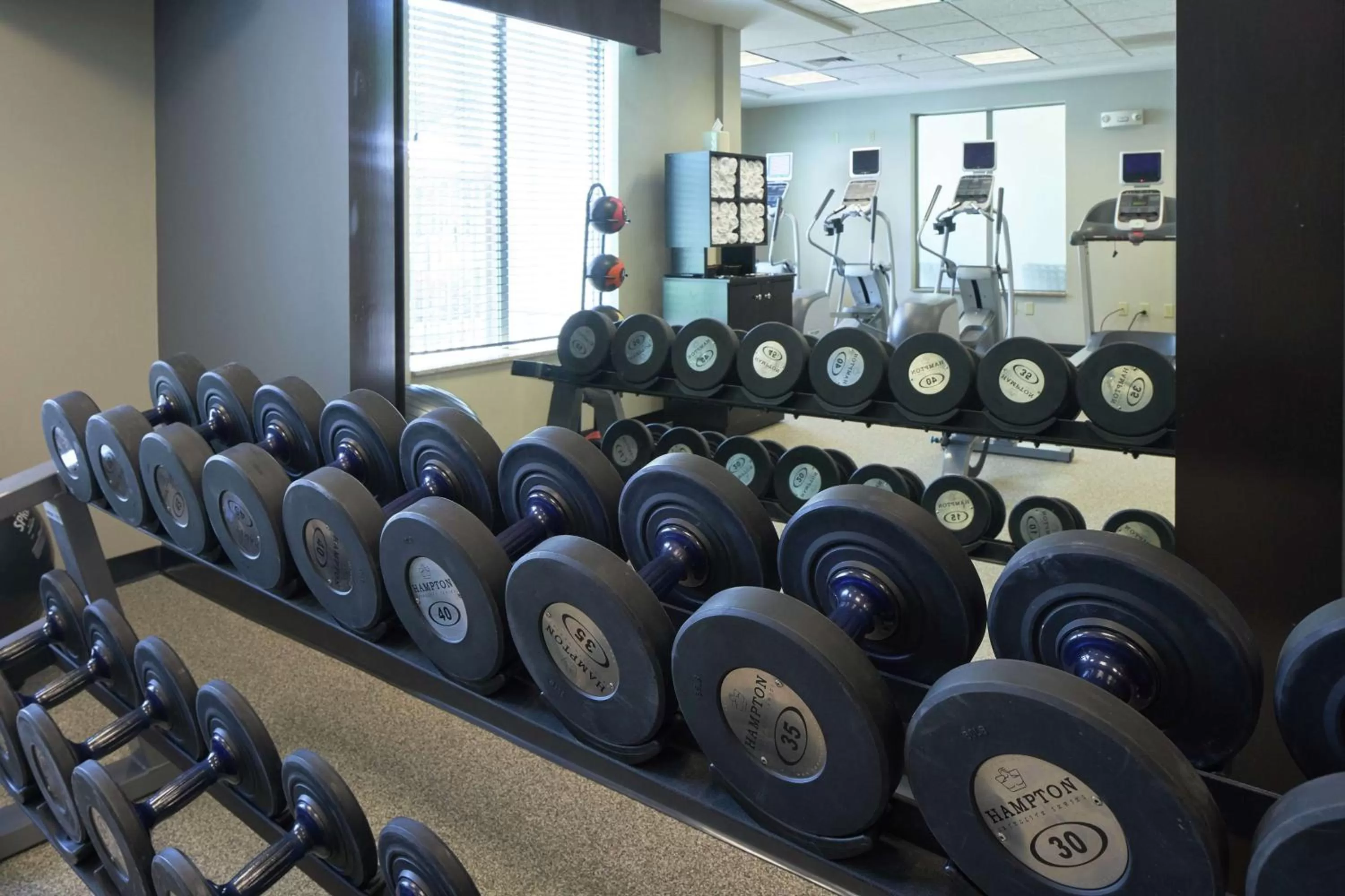 Fitness centre/facilities in Hilton Garden Inn Evansville