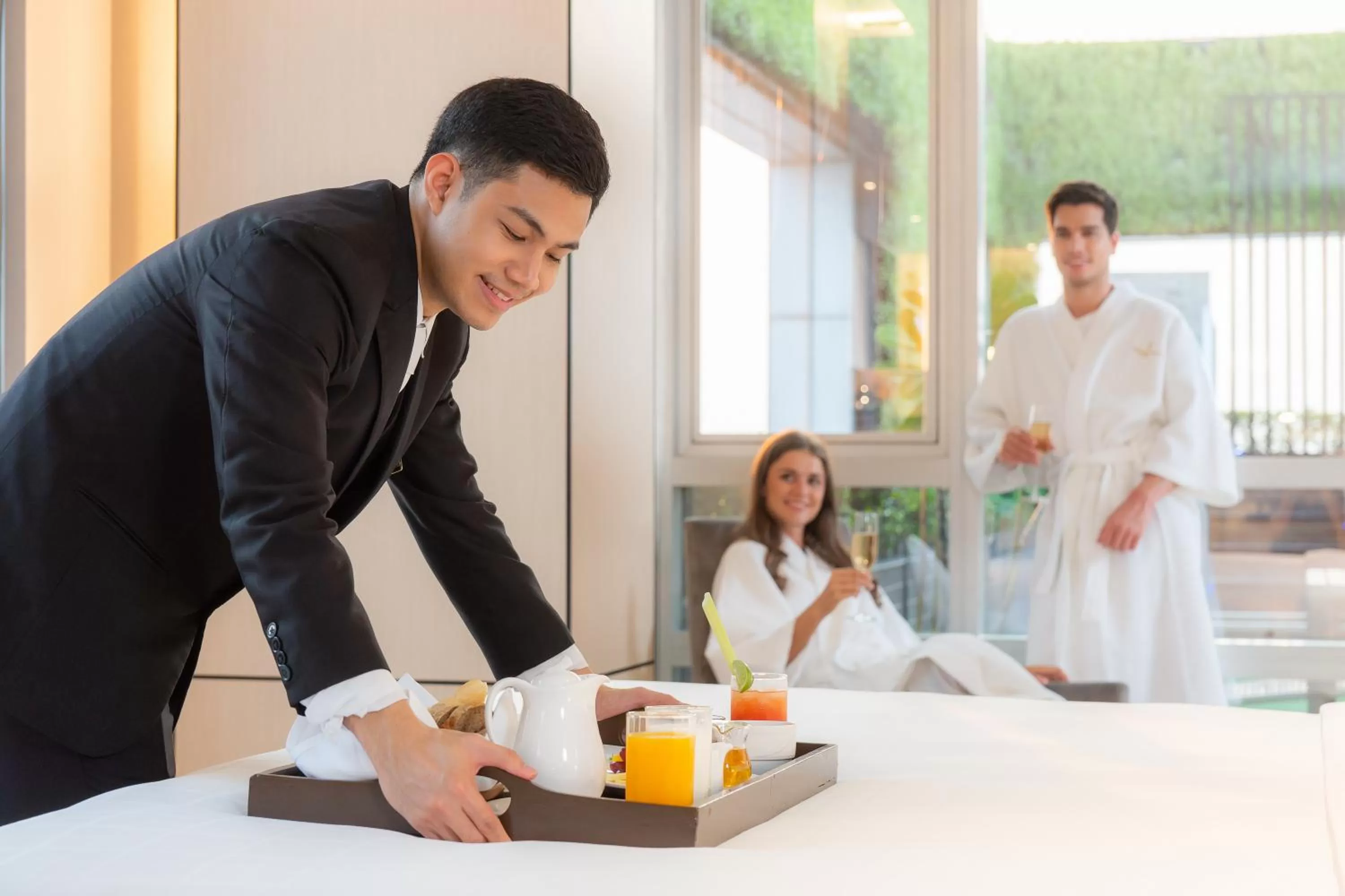 Staff in Pathumwan Princess Hotel