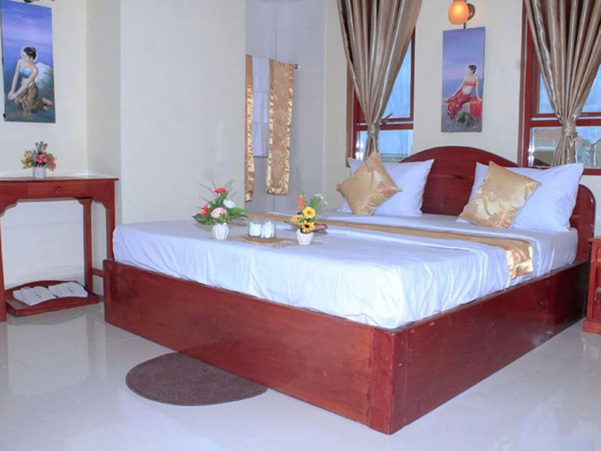 Bed in Spean Meas Hotel