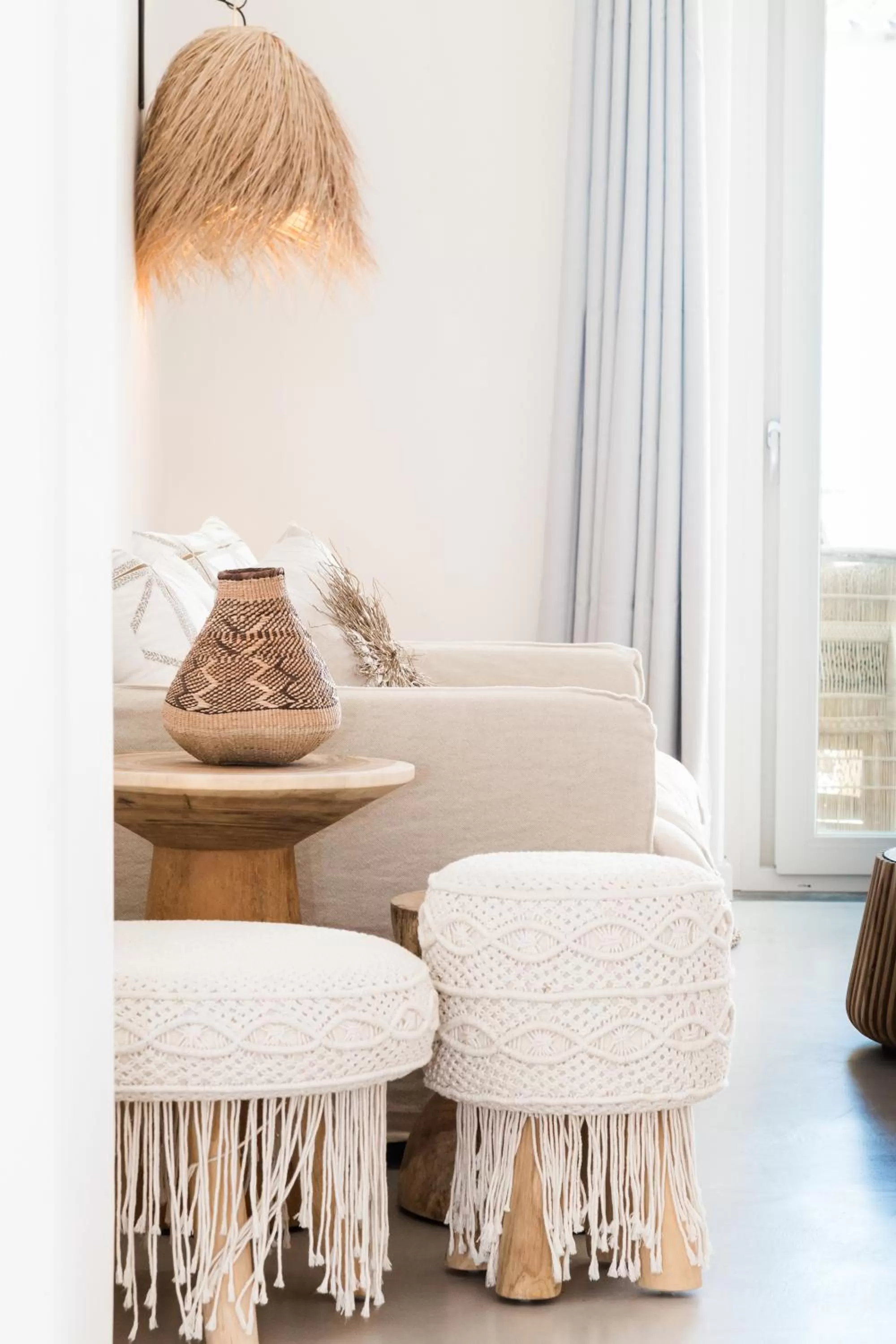 Seating area in San Michele