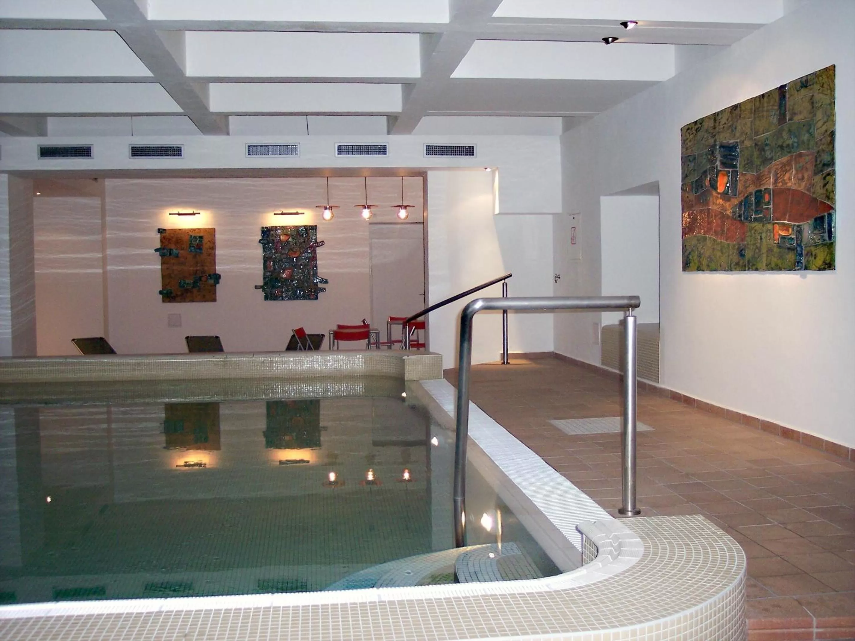Swimming pool in Wellness Hotel Central