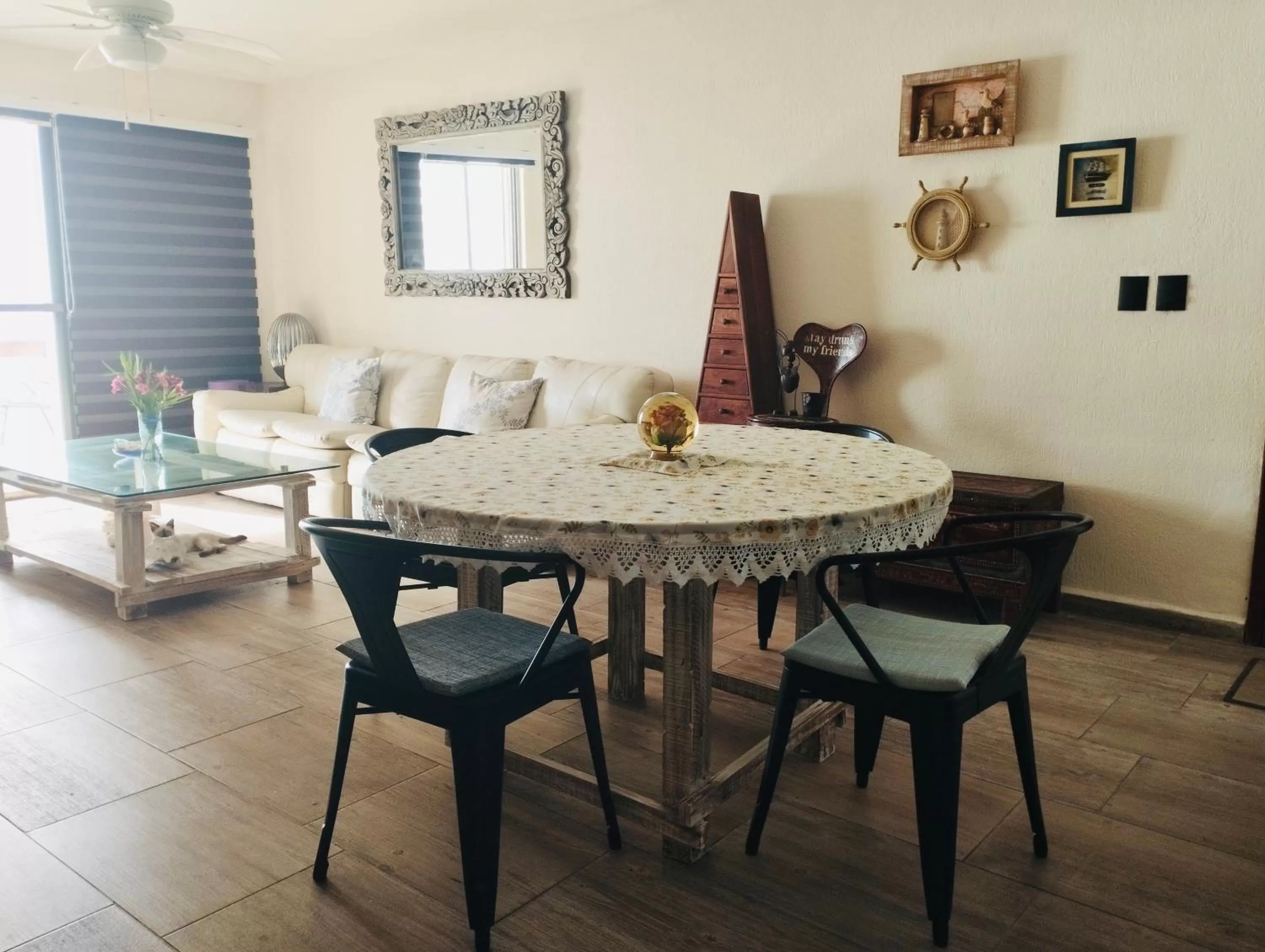 Living room, Dining Area in Flamingo Ocean View