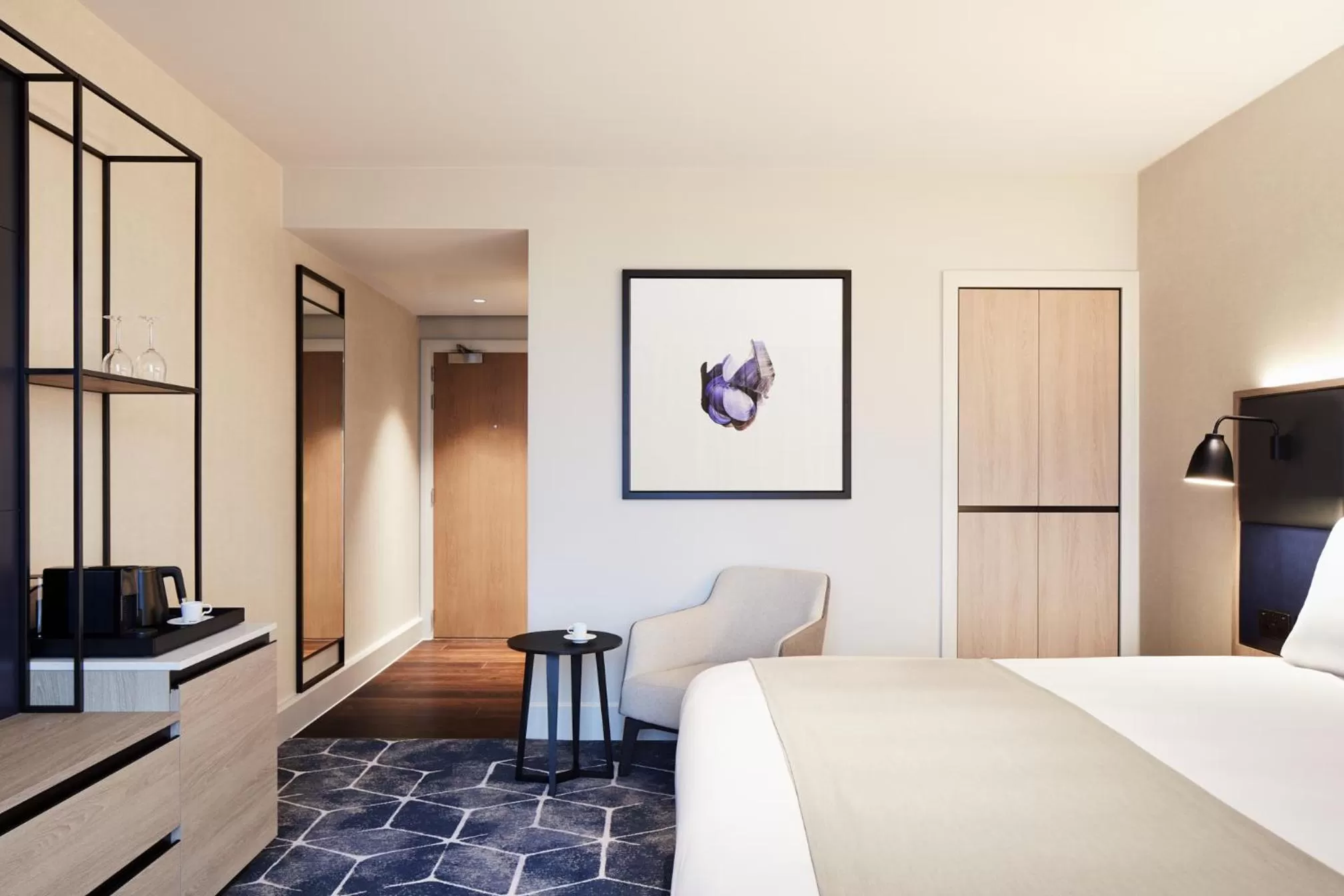 Bed in Hyatt Regency Manchester