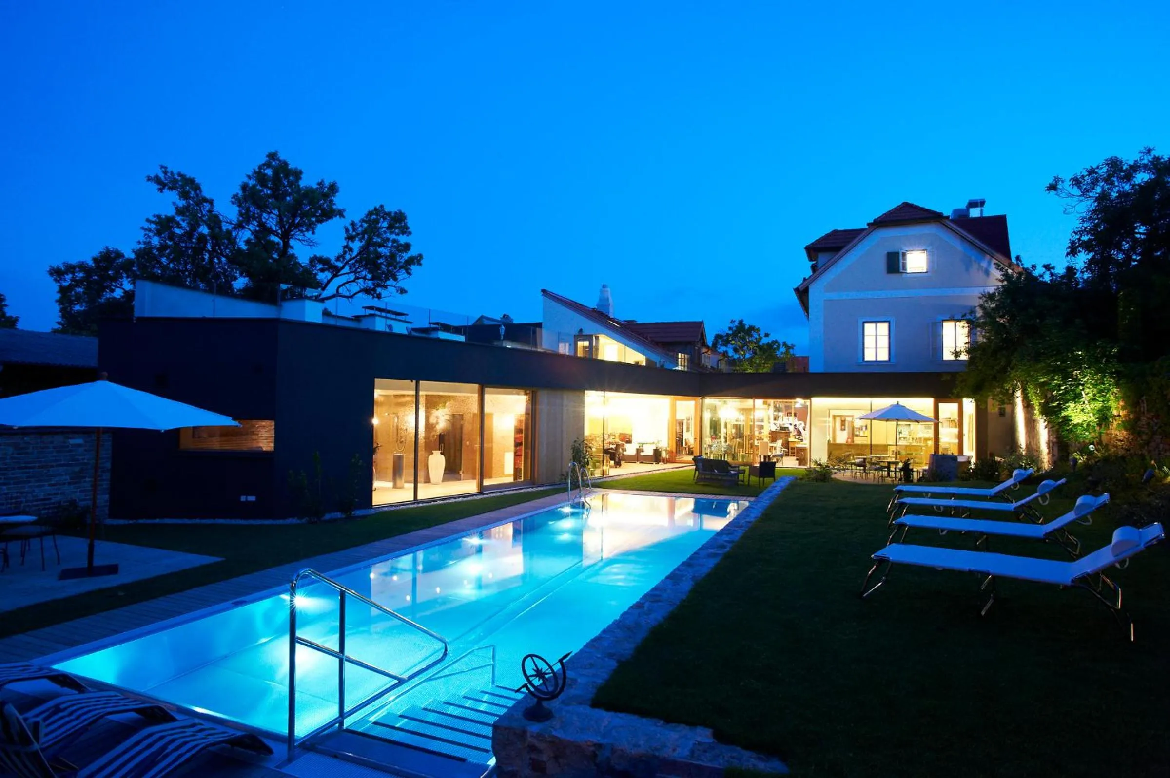 Swimming pool in Hotel Landhaus Moserhof
