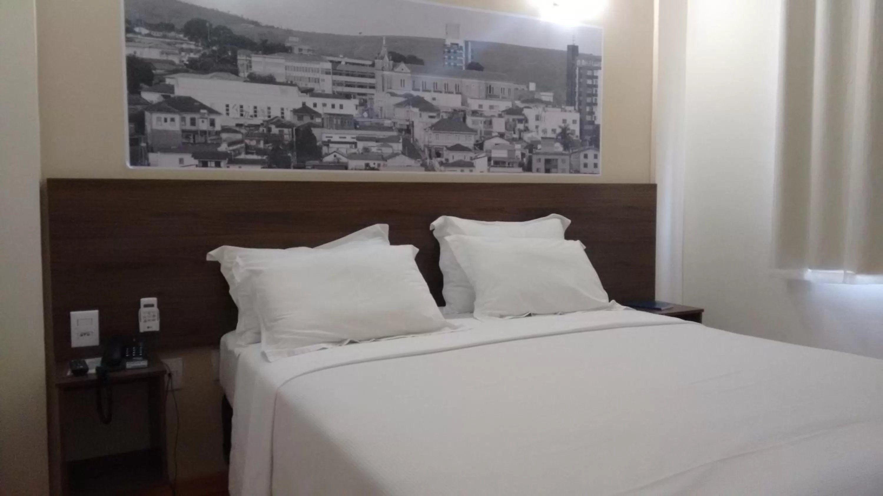 Bed in Hotel Pit Stop Oliveira-MG