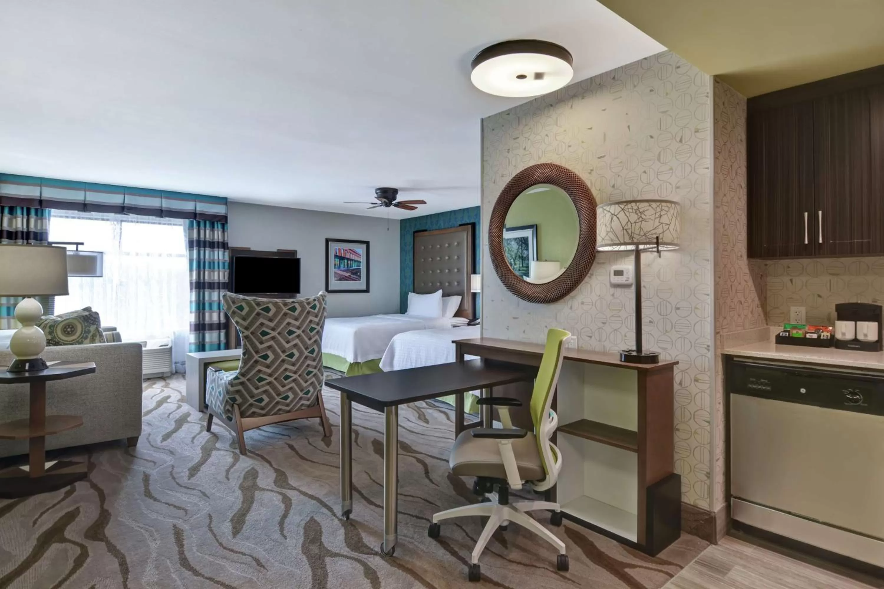Bedroom in Homewood Suites By Hilton Savannah Airport