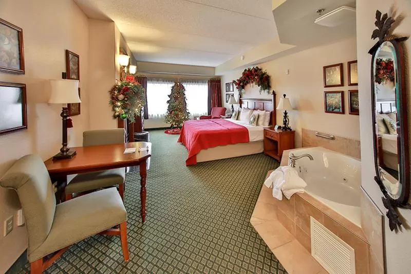 Bed in The Inn at Christmas Place