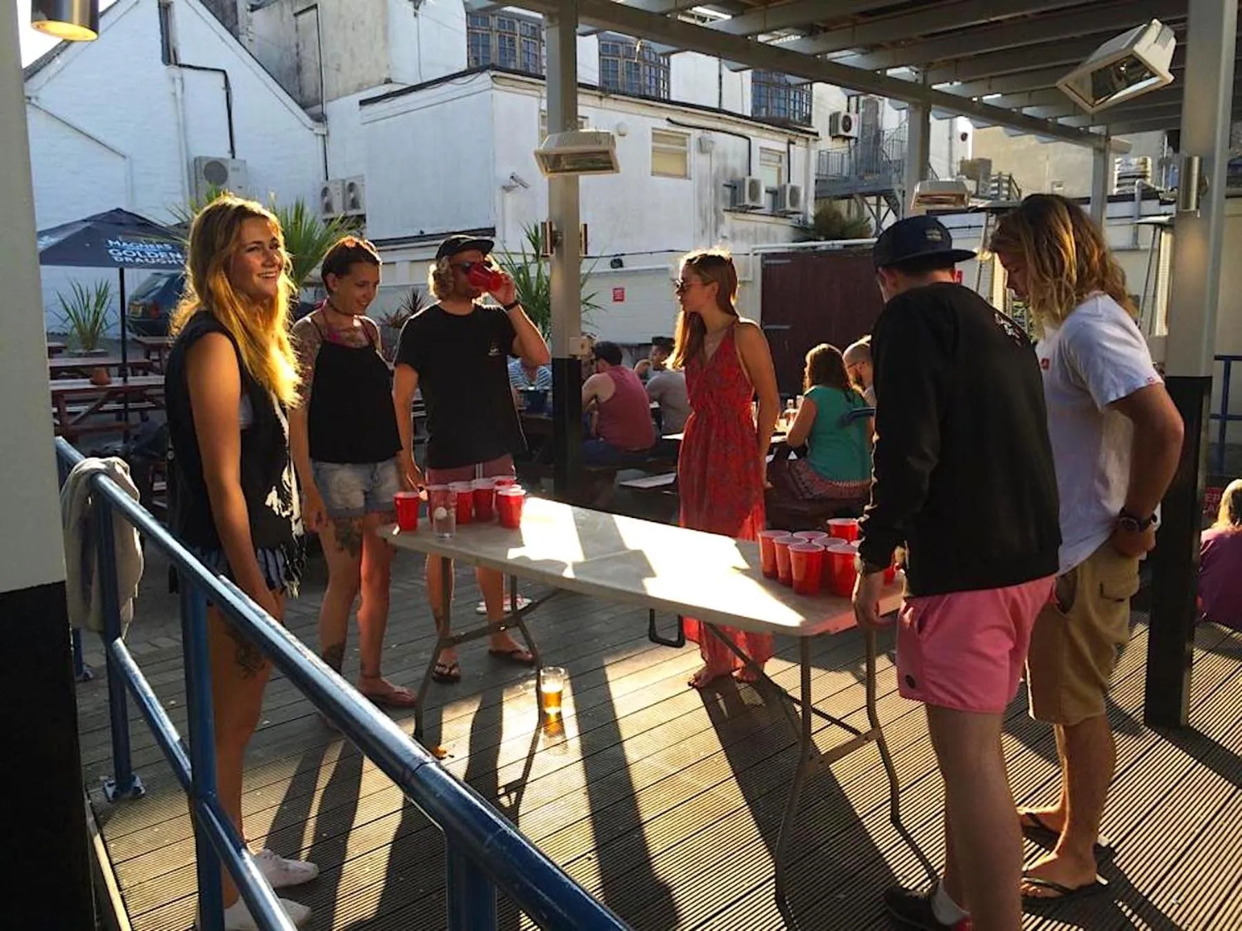 Alcoholic drinks in St Christopher's Inn Newquay