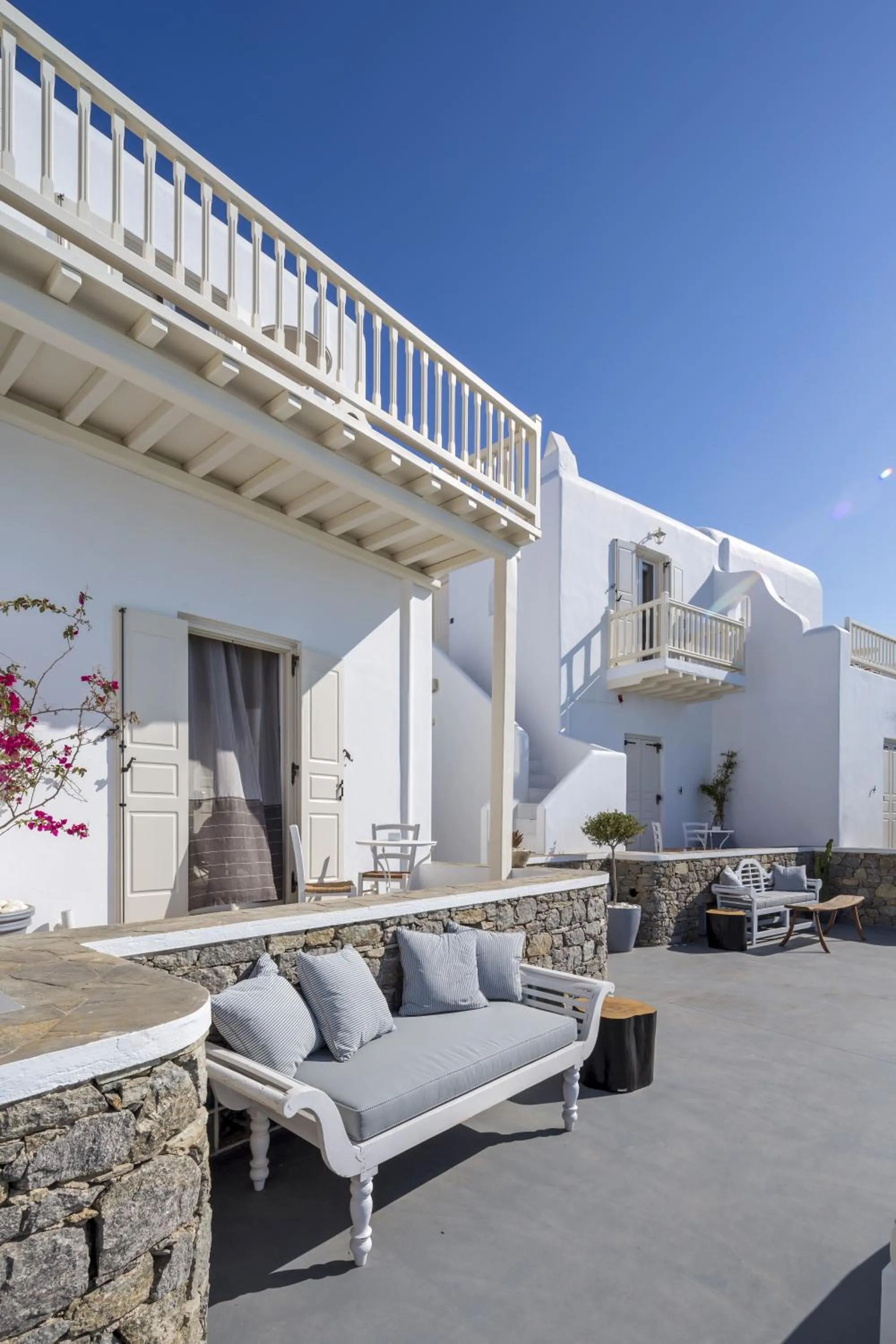 Property building in Mykonos Princess Hotel
