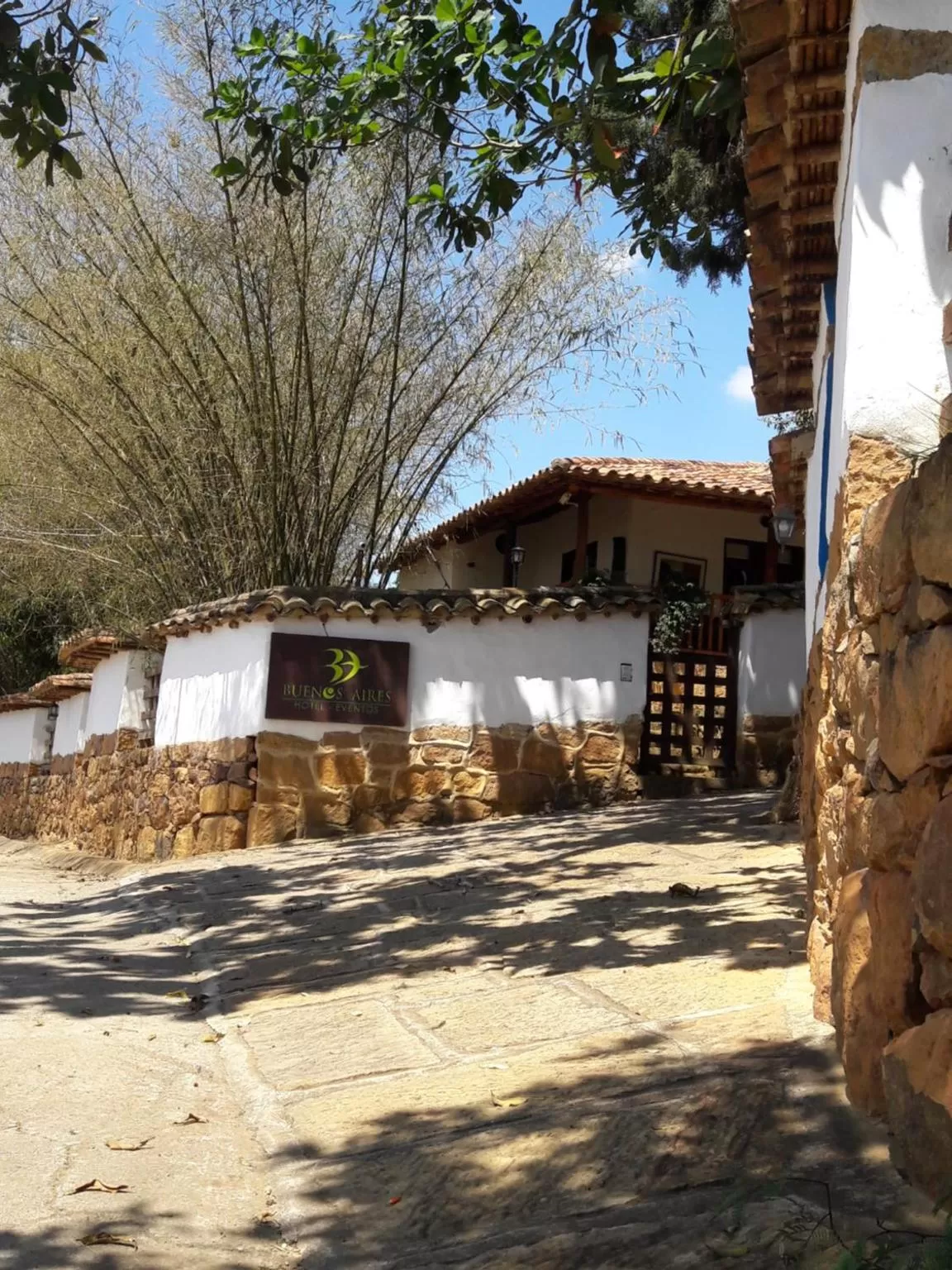 Facade/entrance, Property Building in Hotel Buenosaires Barichara