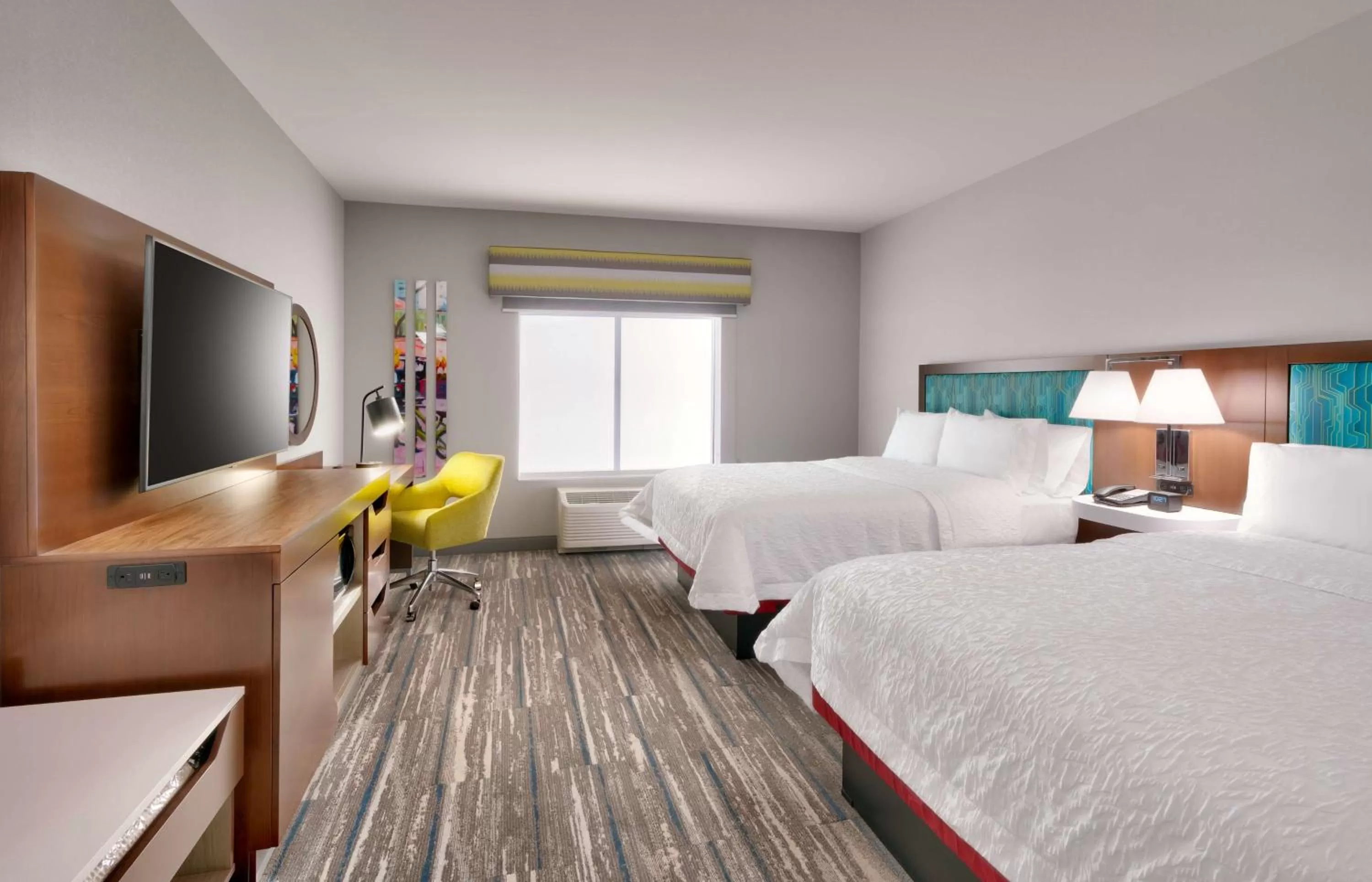 Bedroom, Bed in Hampton Inn Draper Salt Lake City, Ut