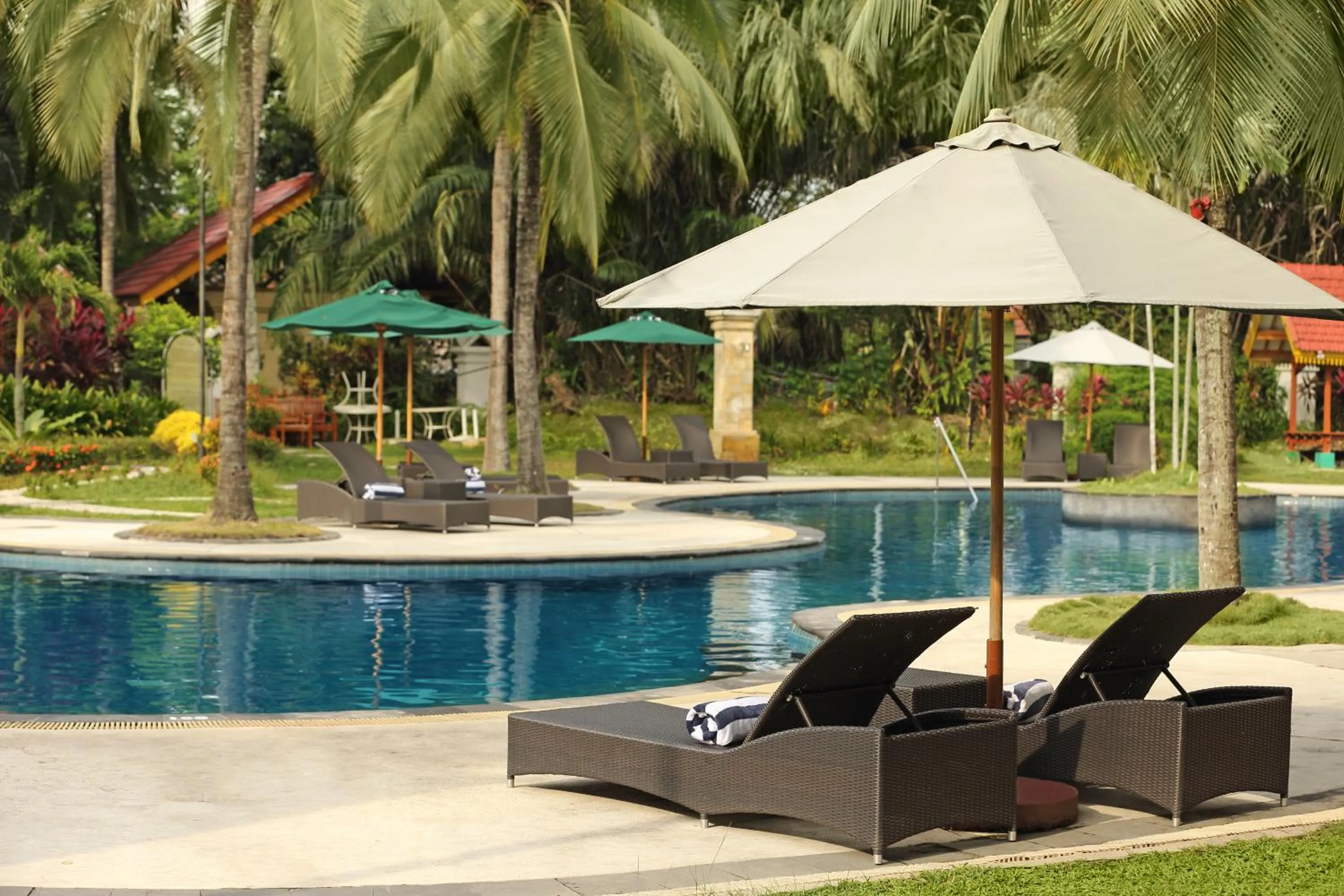 Swimming pool in Aryaduta Pekanbaru