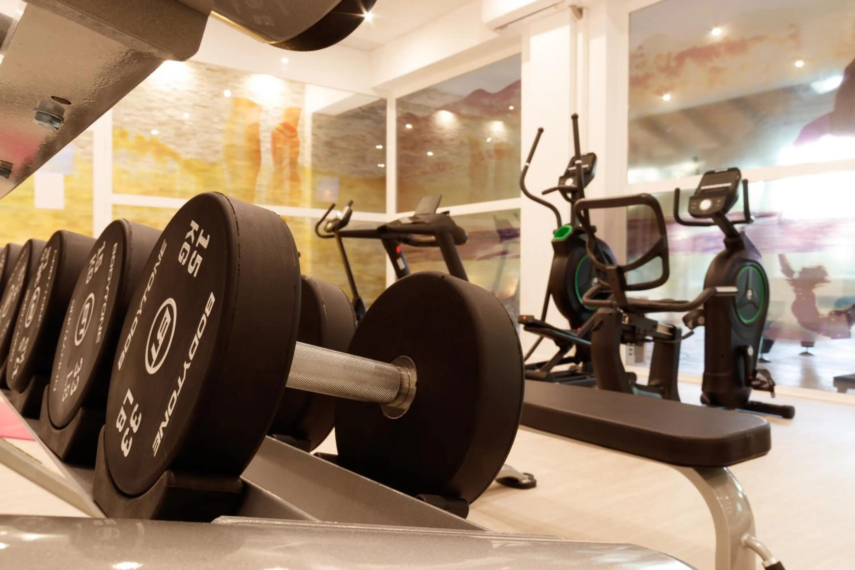 Fitness centre/facilities in Hotel Baviera