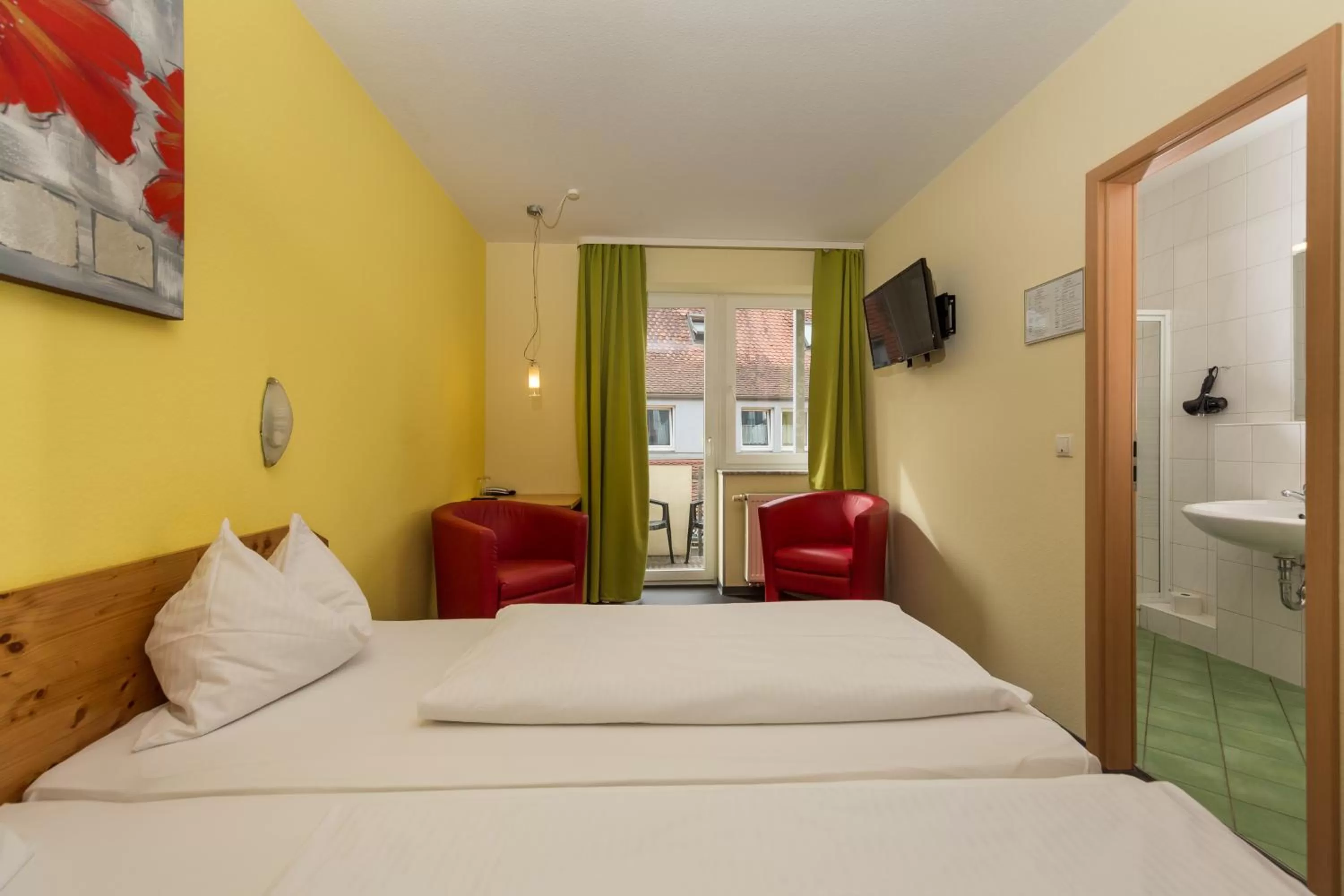 Bed in Hotel Demling