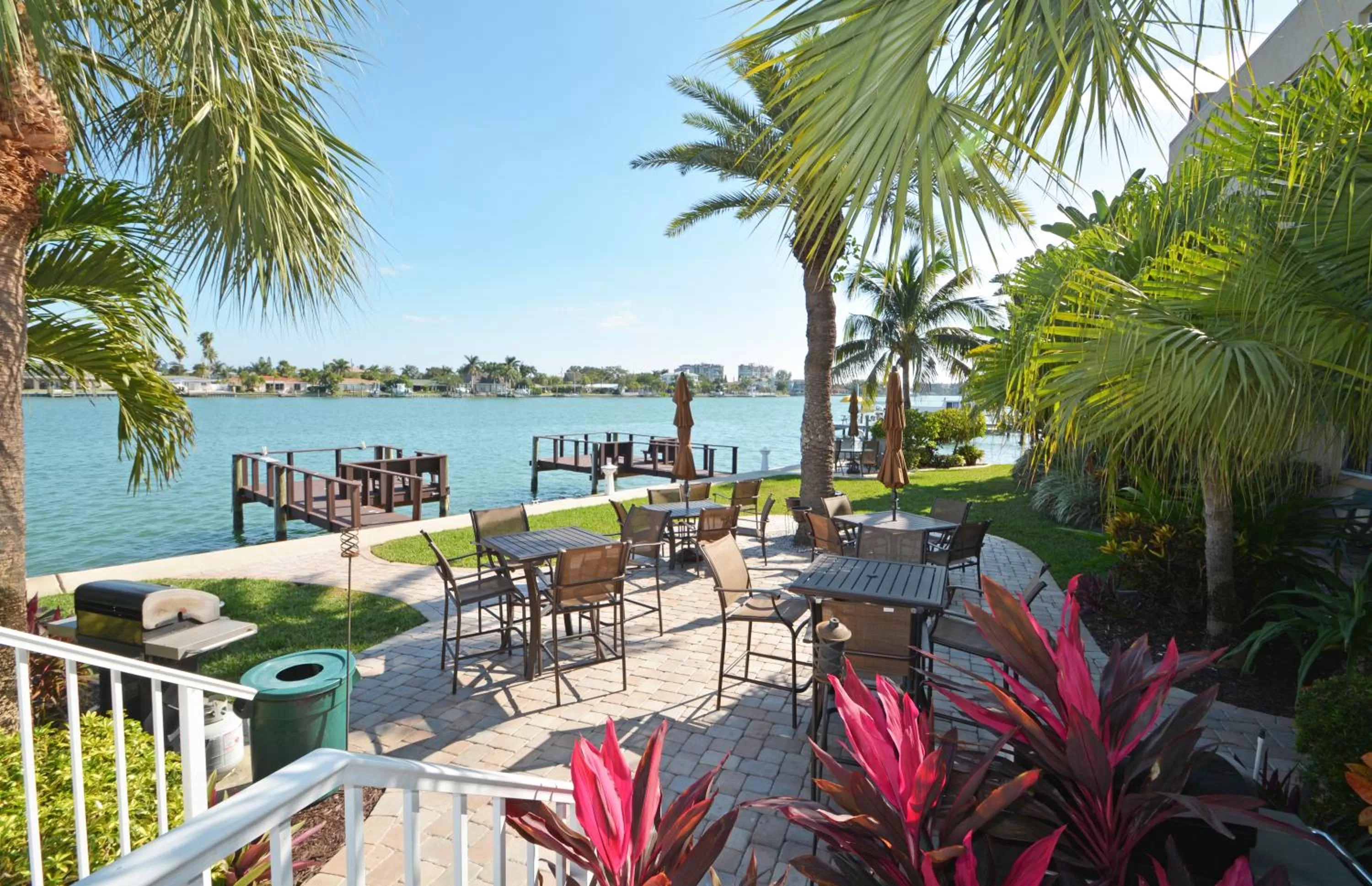 Patio in Westwinds Waterfront Resort
