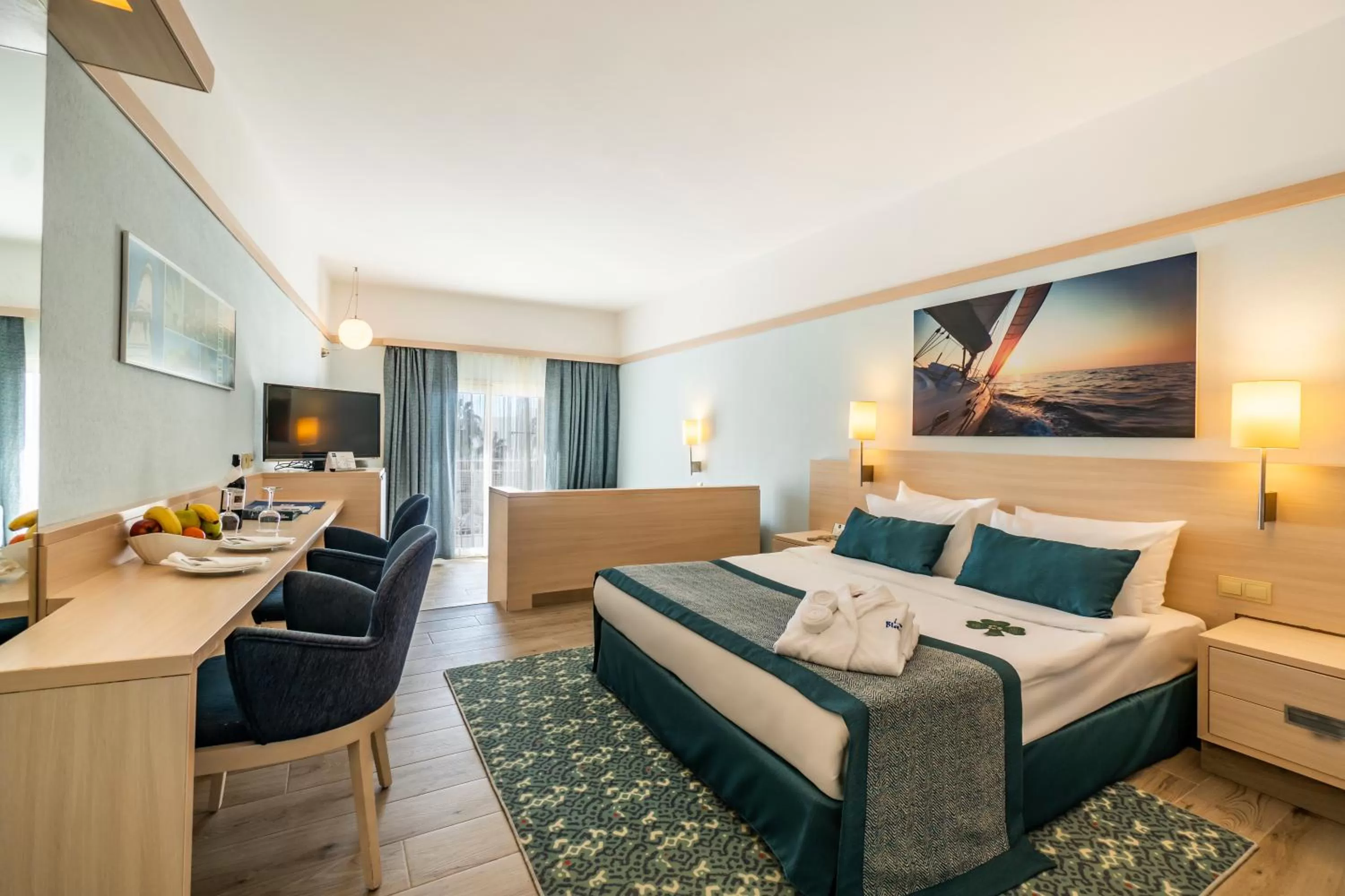 Bed in La Blanche Resort & Spa