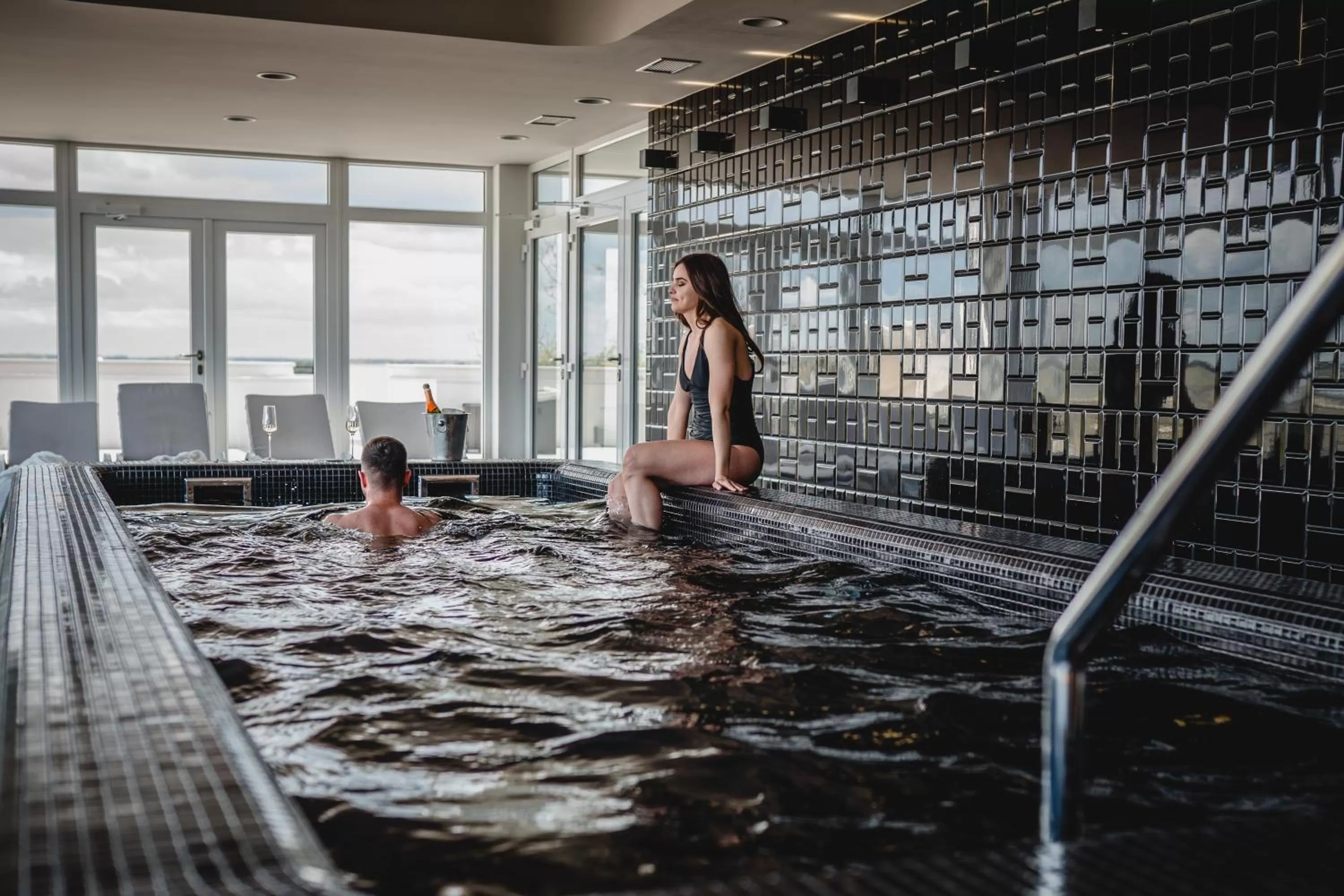 Pool view in Molo Park Mielno