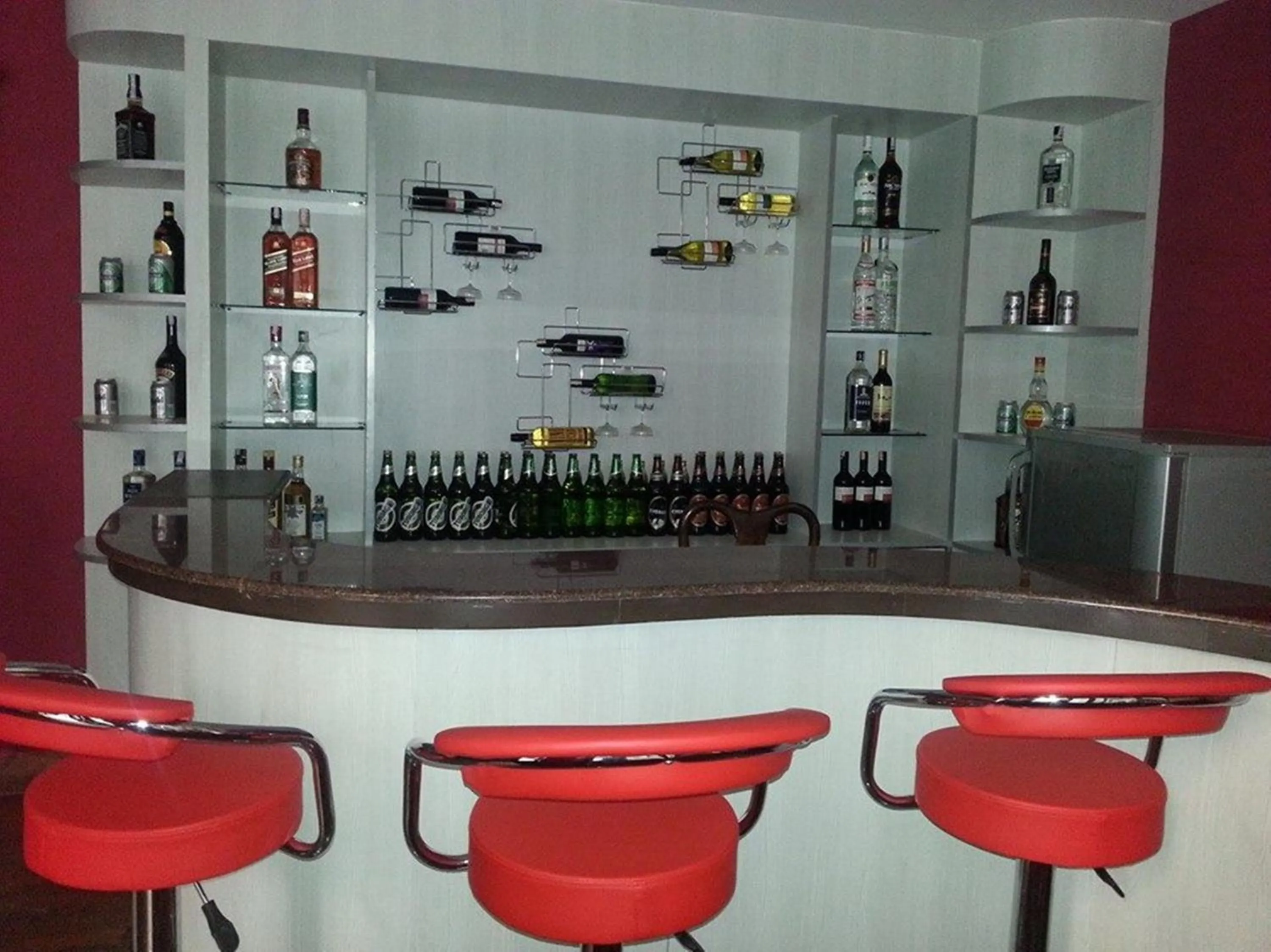 Alcoholic drinks in Hotel Pleasure Home
