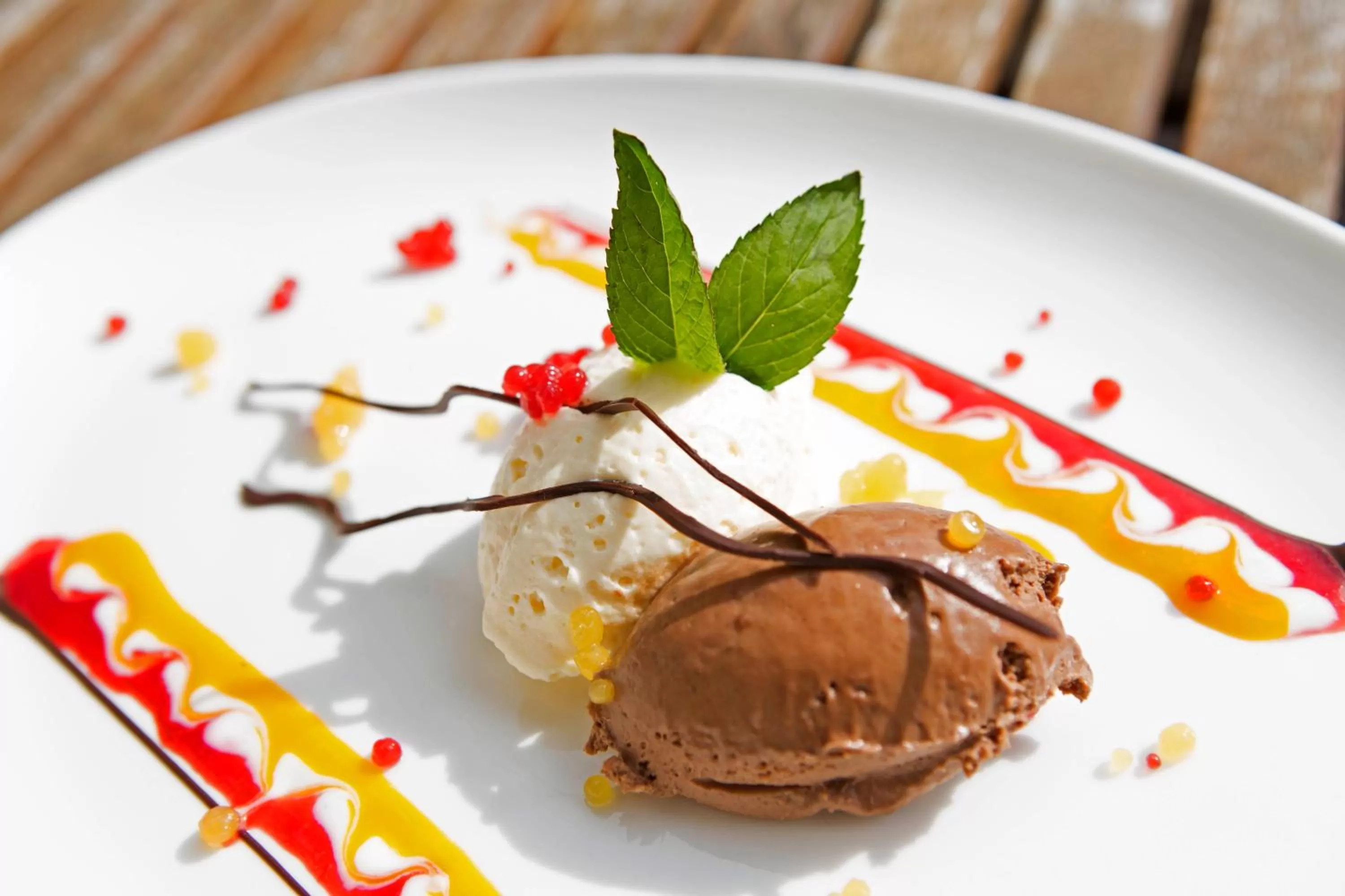 Food close-up in Hotel Neuwirt