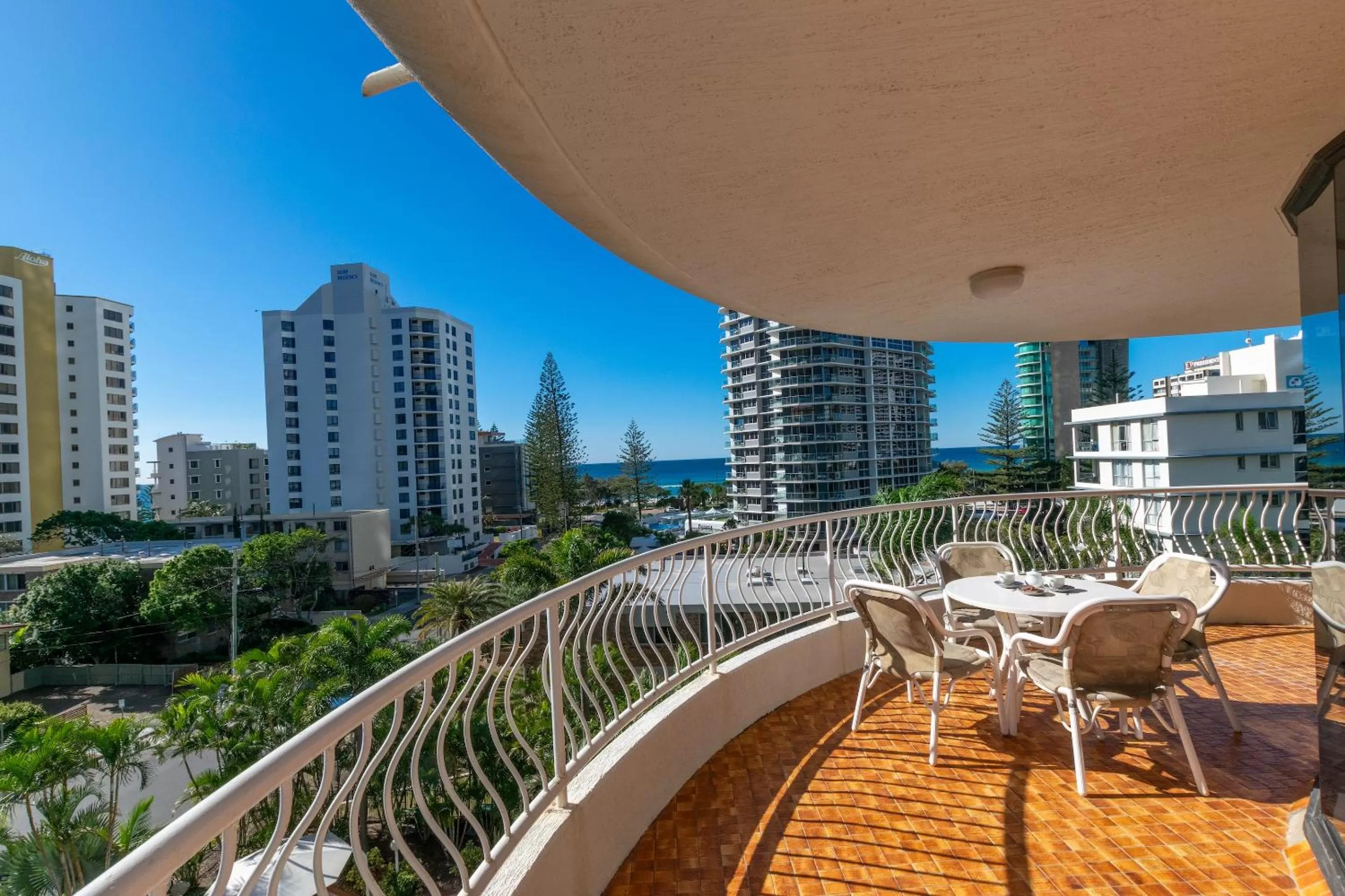 Two-Bedroom Superior Garden View Apartment With Two Bathrooms in Aegean Apartments Surfers Paradise