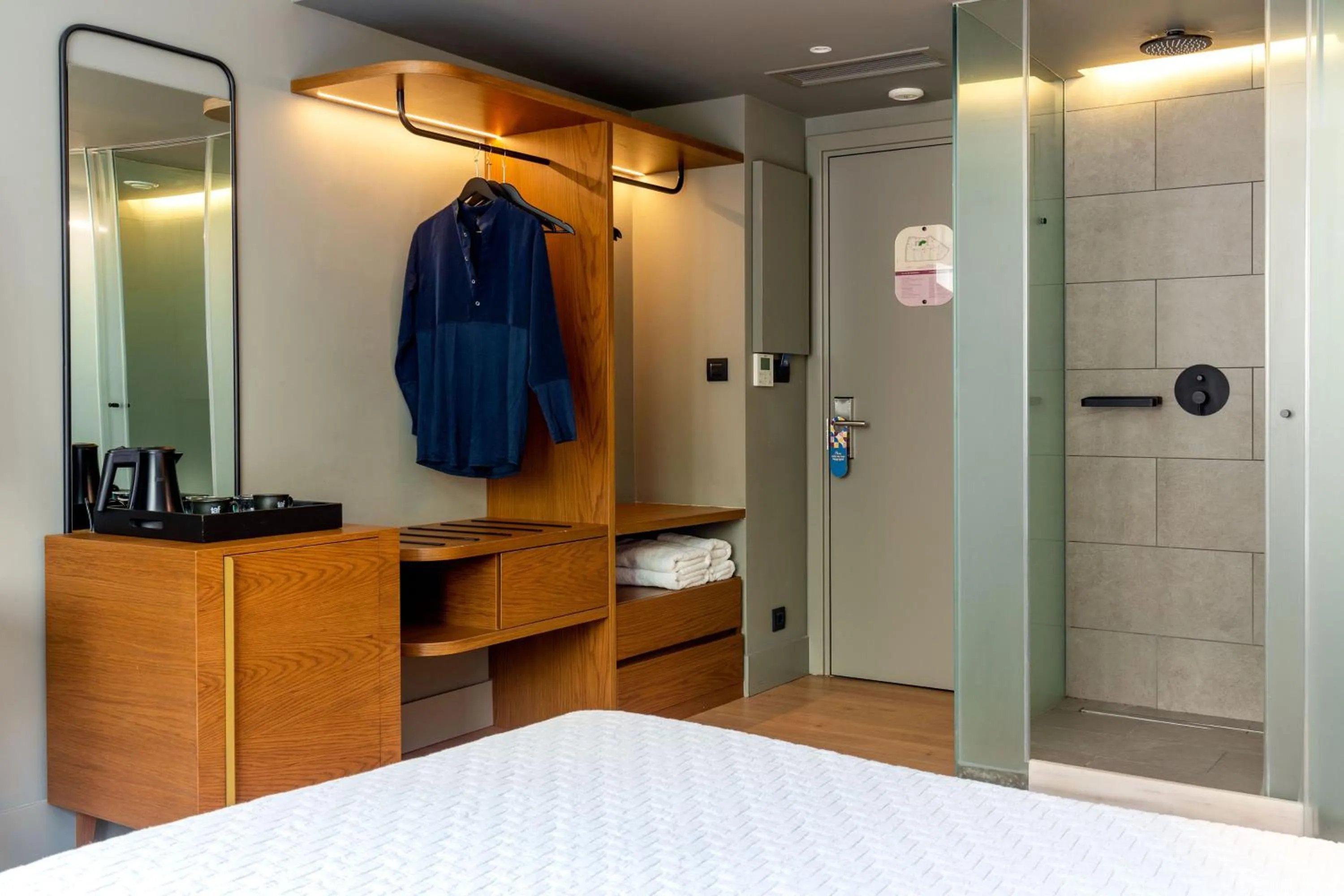 wardrobe in Blend Hotel