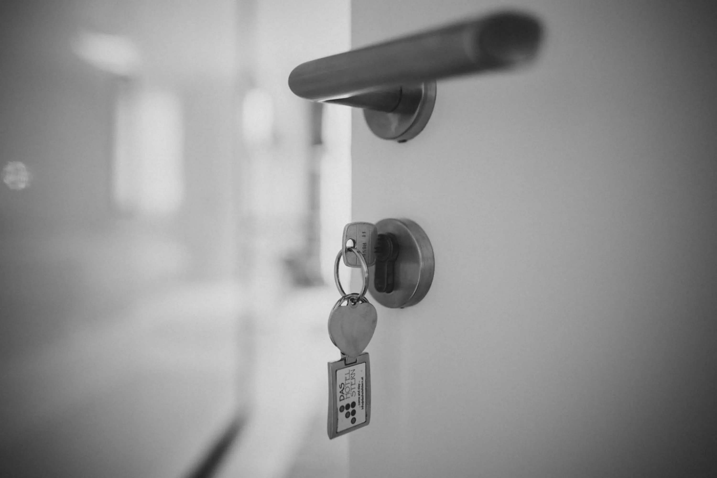 Bed, Bathroom in Das Hotel Stern 24h self-check-in