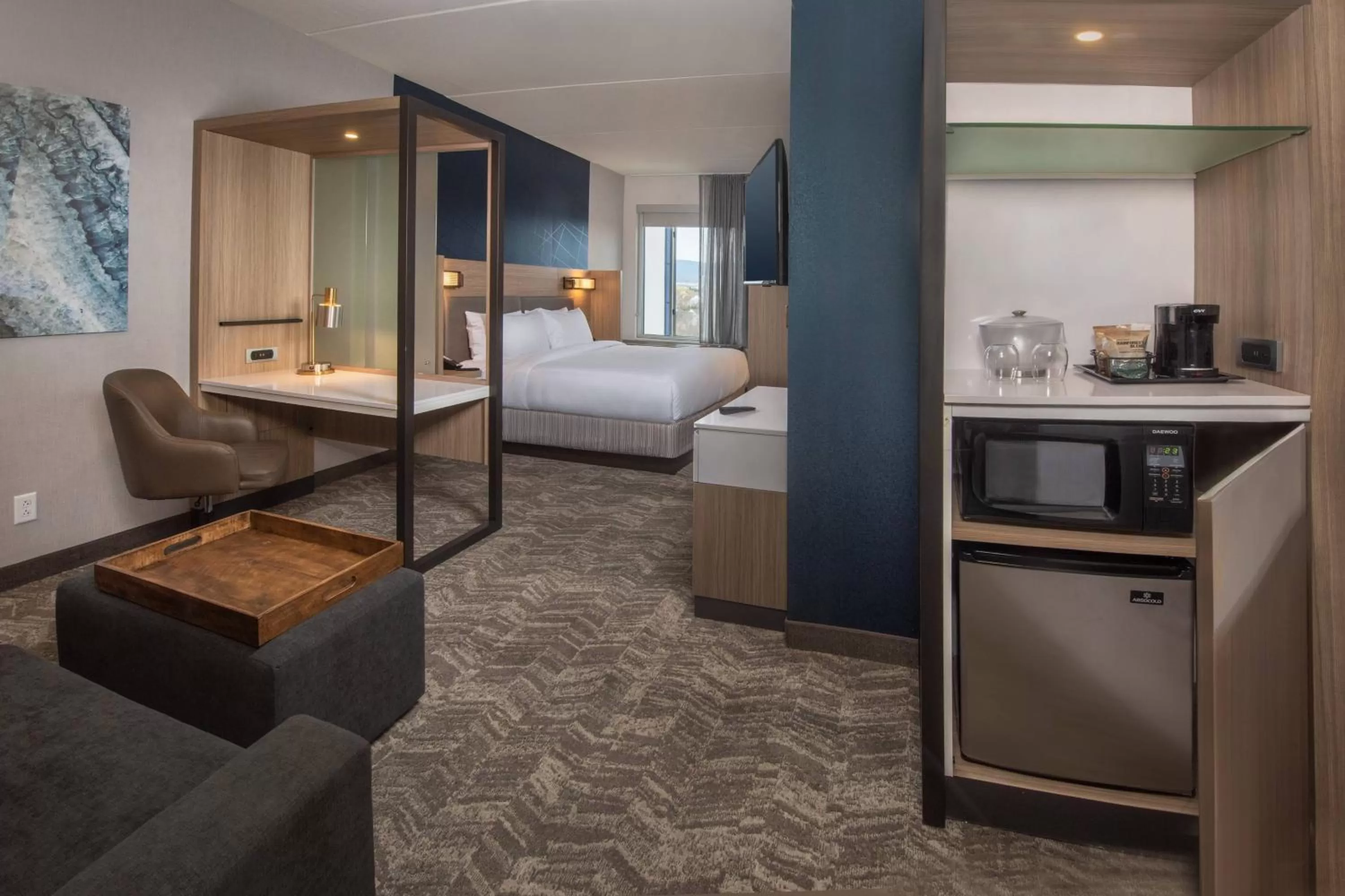 King Suite with Trundle Bed - Hearing Accessible in SpringHill Suites By Marriott Frederick