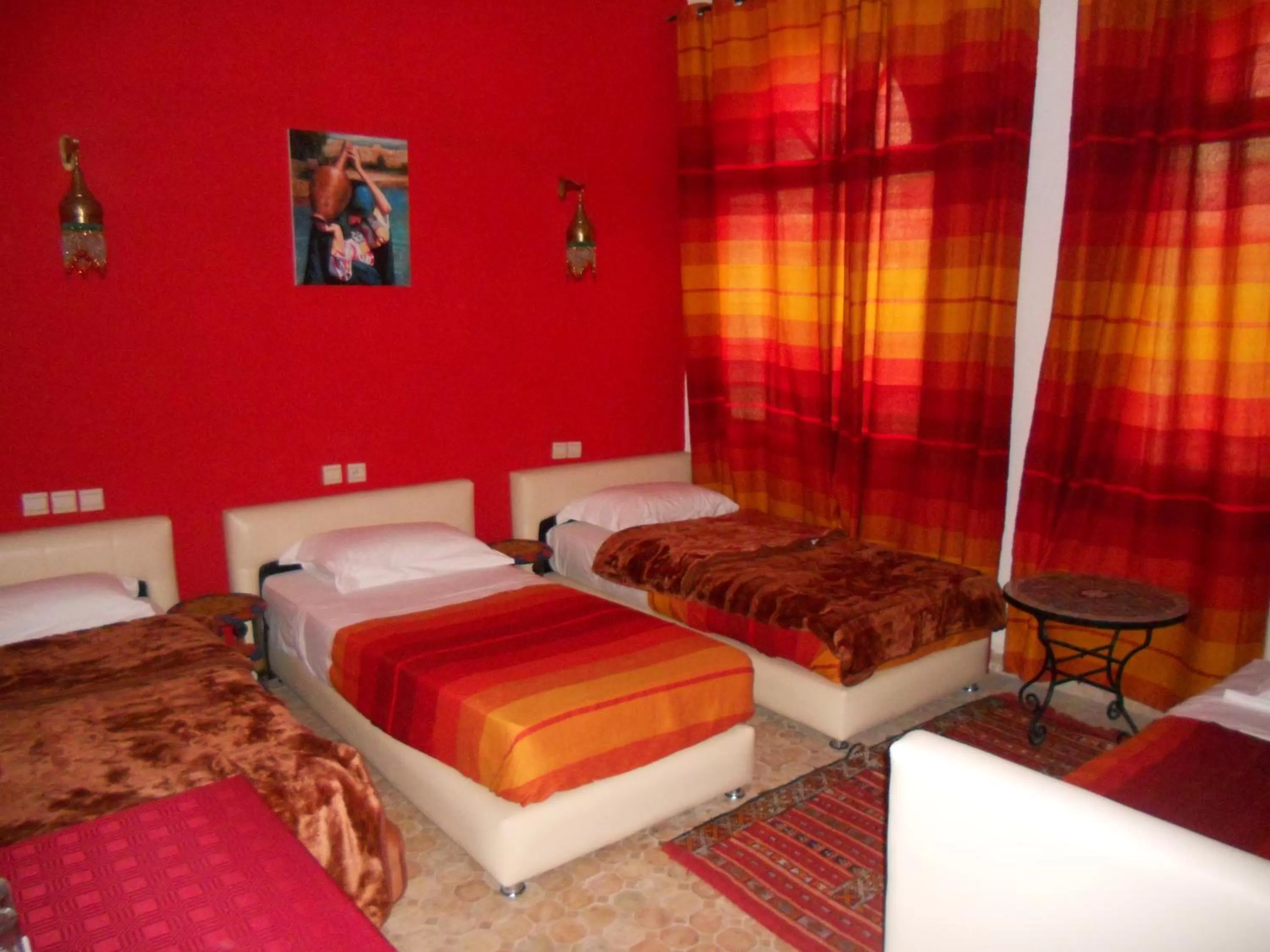 Bed in Riad Passiflora