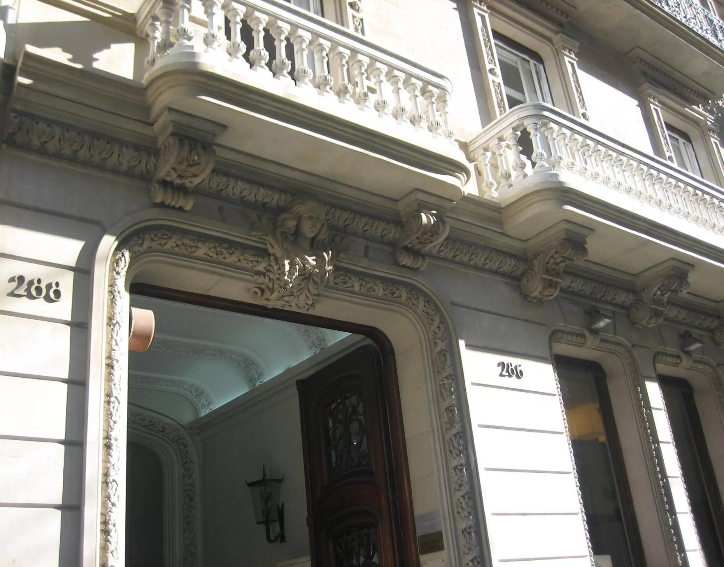 Facade/entrance in Circa 1905