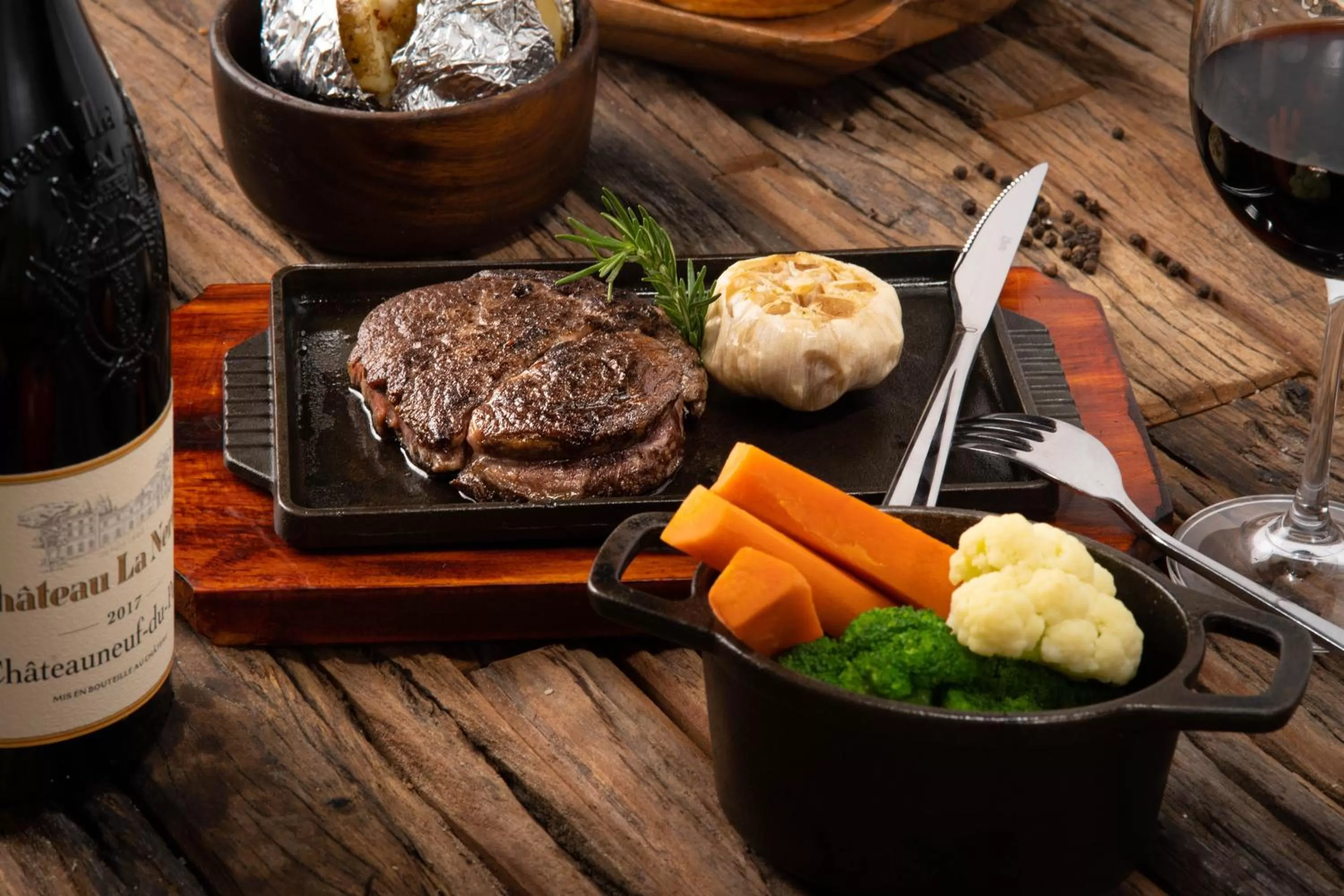 Food close-up in ABC Hotel