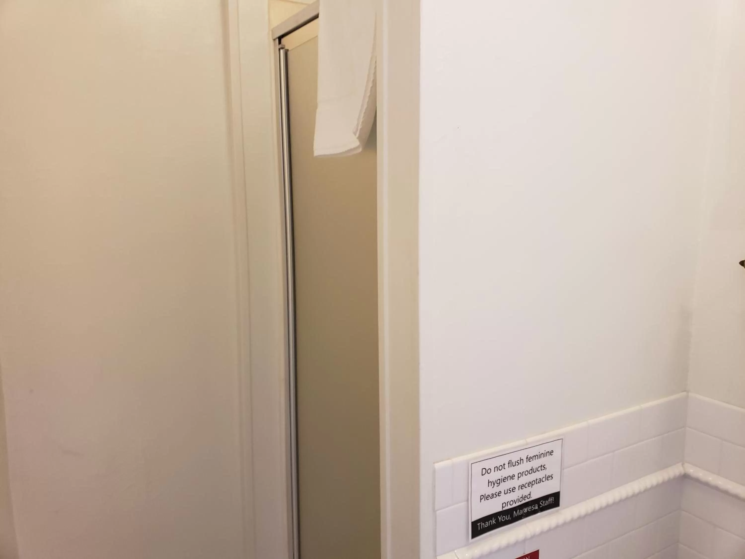 Shower in Manresa Castle