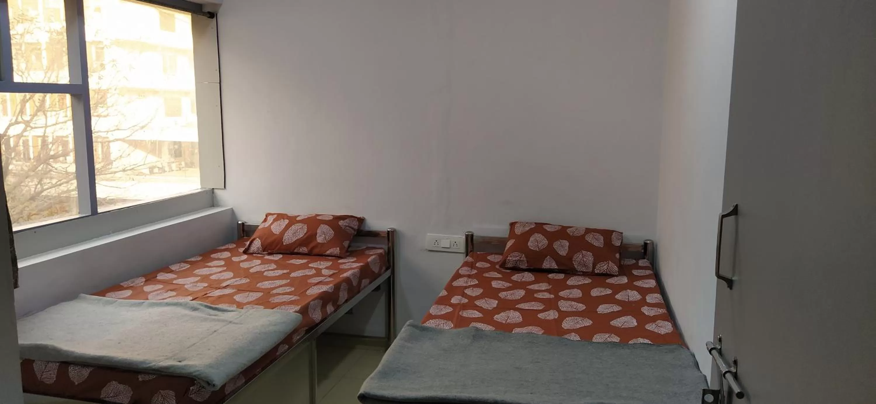 Bedroom, Bed in Shiv Sai Dormitory