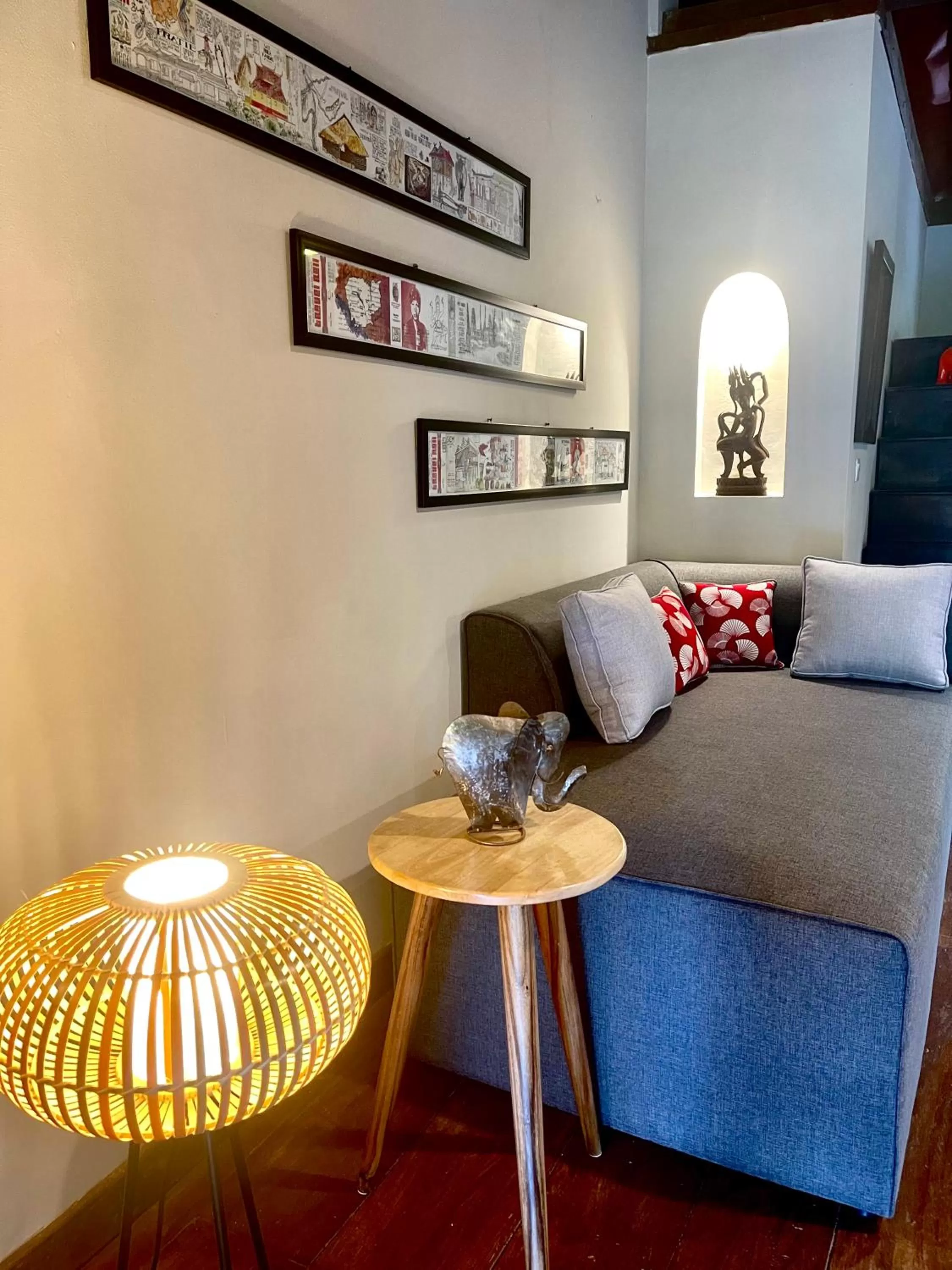 Lounge or bar in La Palmeraie D'angkor