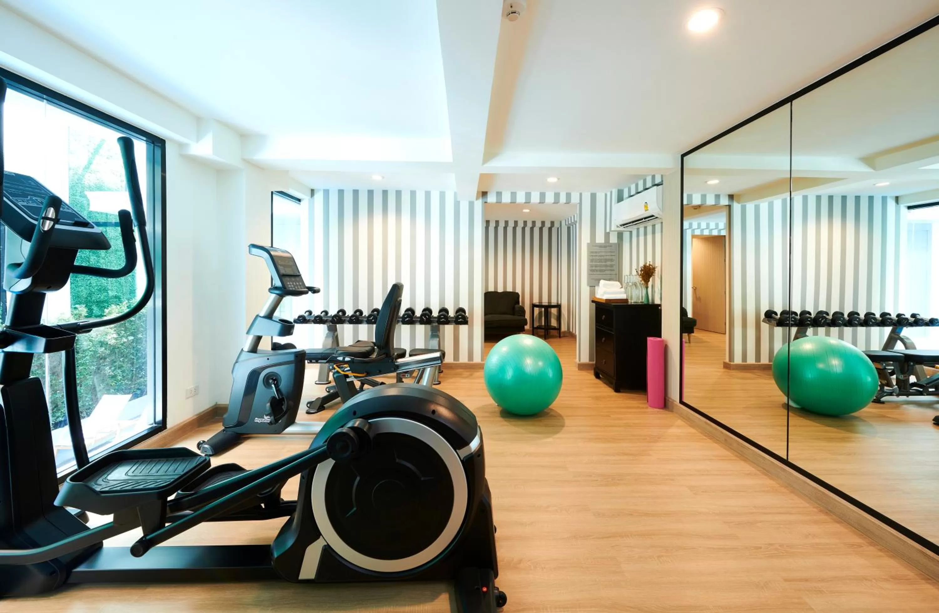 Fitness centre/facilities in Villa De Pranakorn