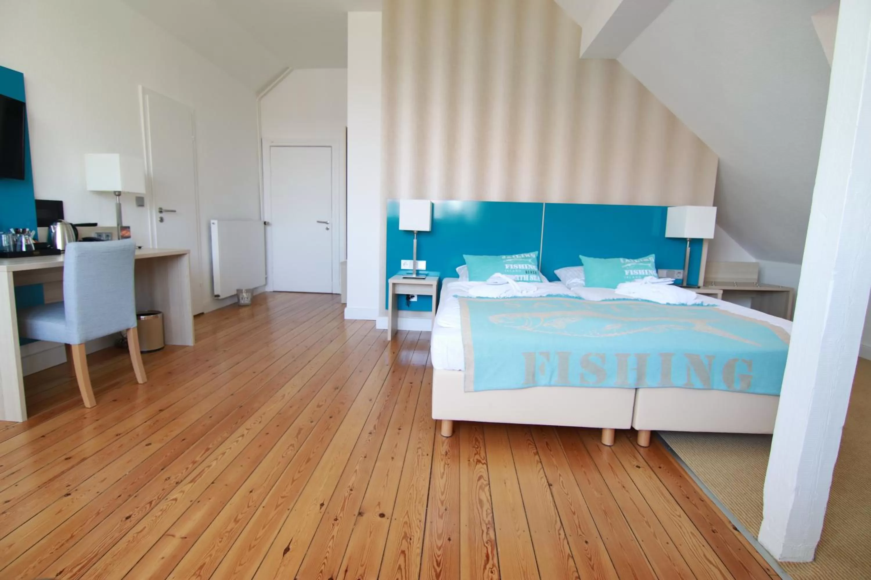 Bed in Villa WellenRausch - Adults Only