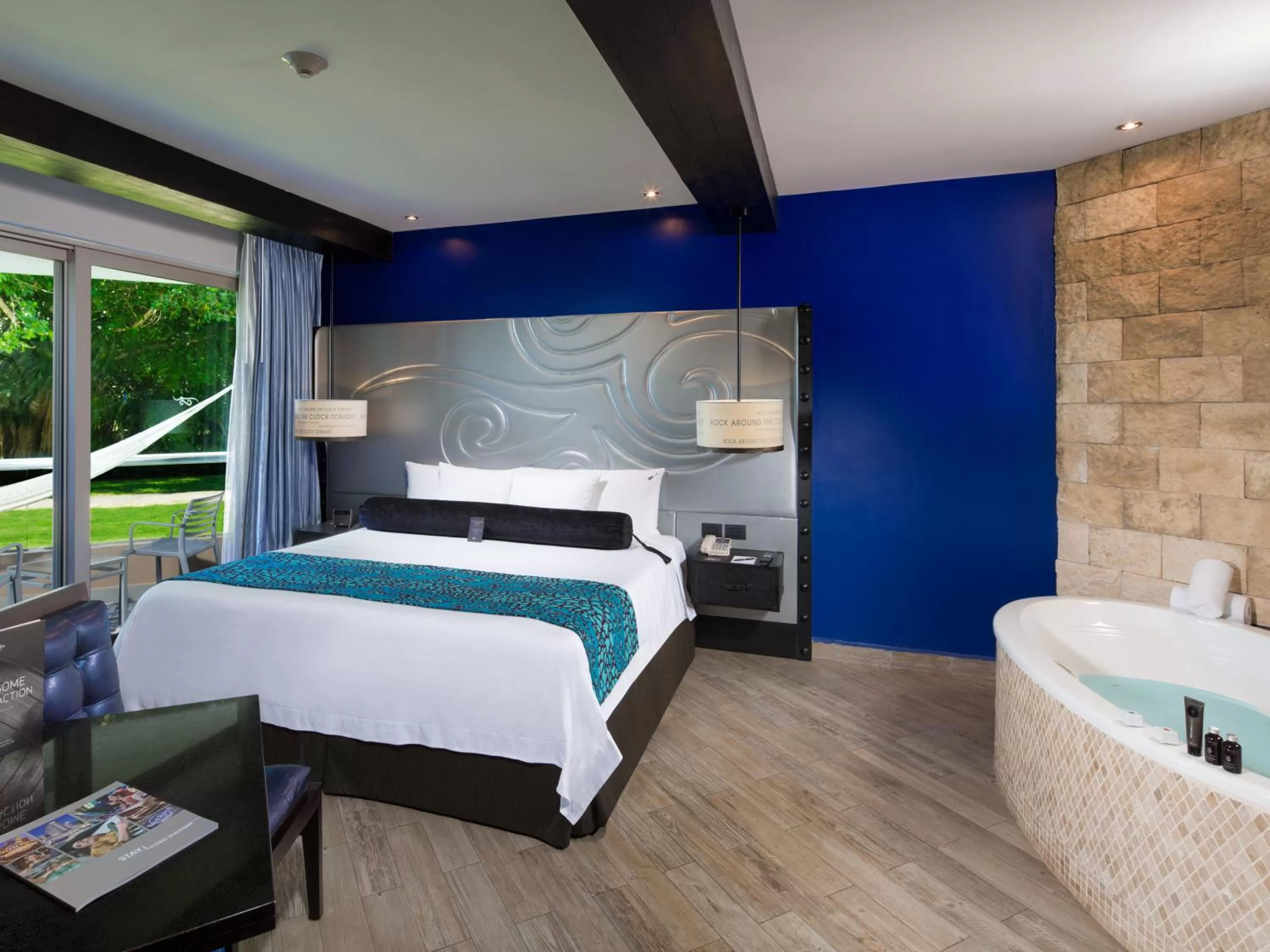 Bedroom, Bed in Hard Rock Hotel Riviera Maya - All Inclusive